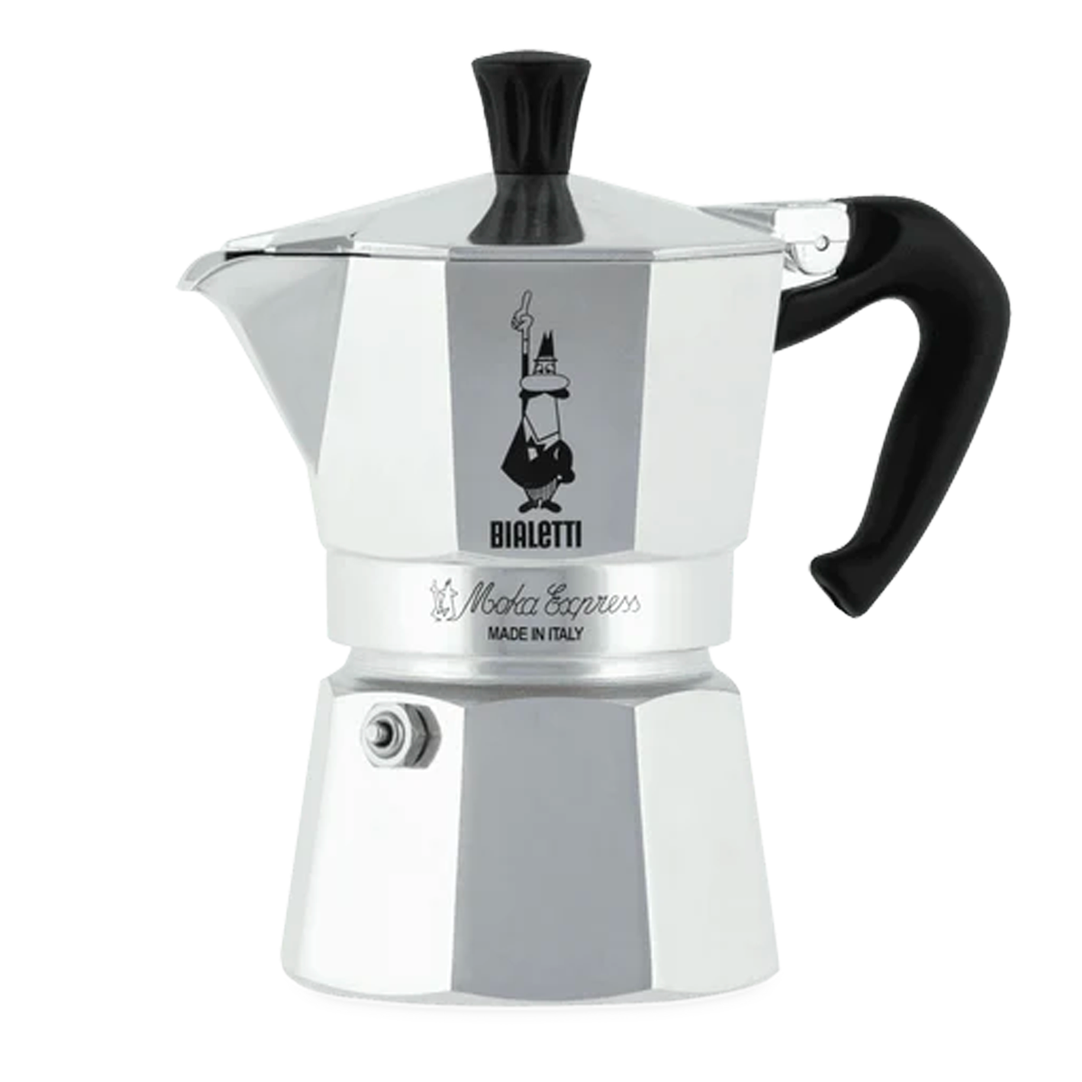 Bialetti Moka Express 1 Cup Stovetop Espresso Maker - Classic Italian Coffee Maker for Home & Office - Perfect for Espresso Lovers & Small Kitchens