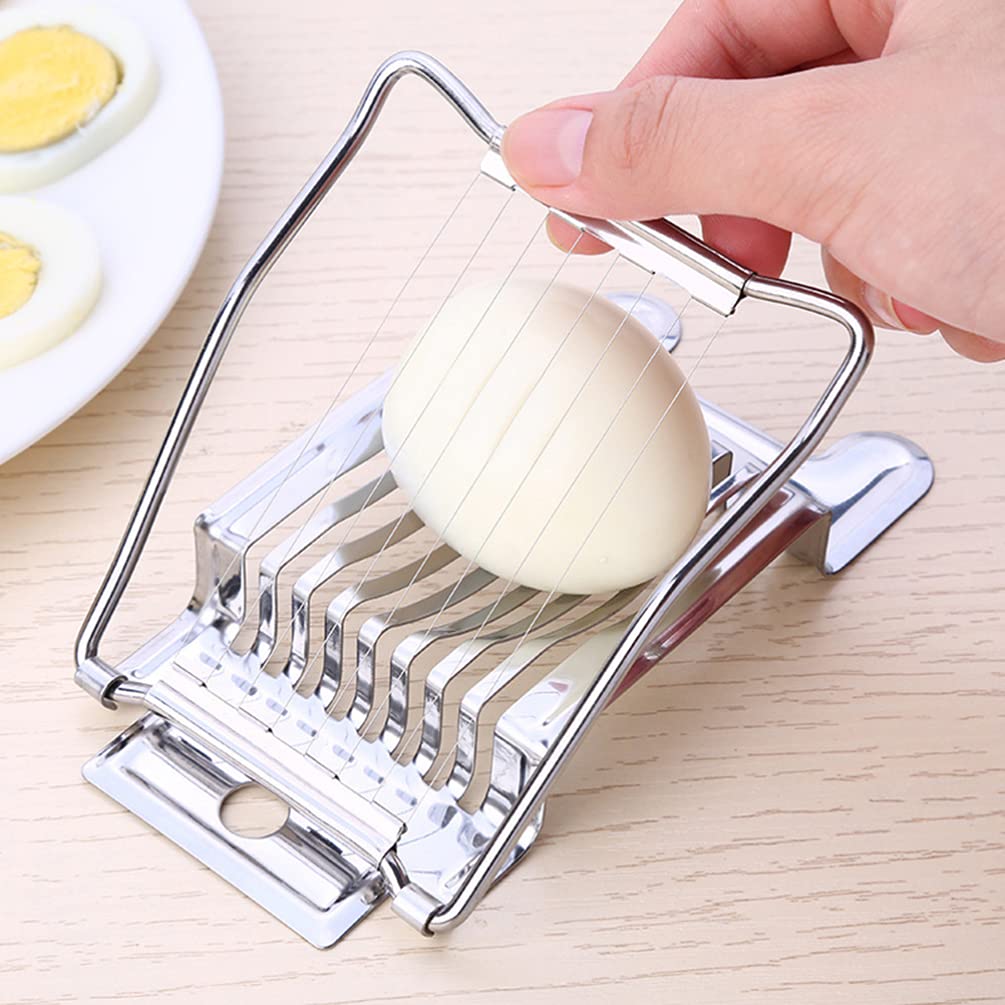 Premium Stainless Steel Meat Chopper & Multi-Purpose Food Slicer - Egg, Cheese, Mushroom, Fruit Cutter for Kitchen, Salad Prep & Japanese Cuisine Decor