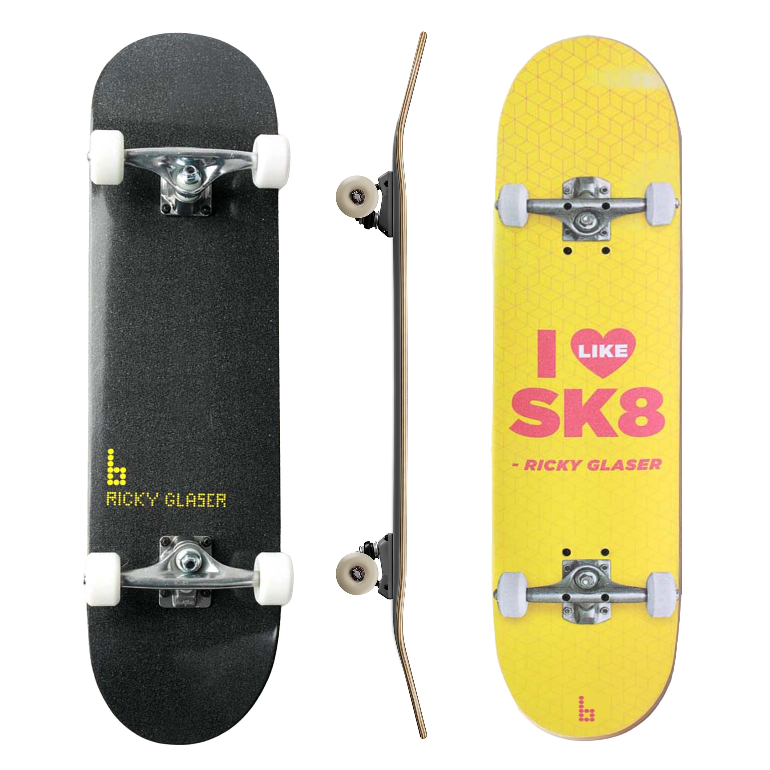 Professional 31.5 Inch Braille Complete Skateboard for Adults & Kids - Best Trick Skateboard for Teens, Boys & Girls | Perfect for Street Skating, Park Rides & Skateboard Tricks