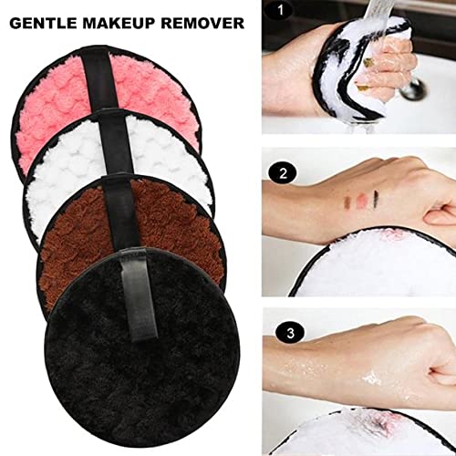 Ghelonadi Reusable Oil Absorbing Sheets - 100 Pack Microfiber Makeup Remover Pads & 1 Sponge for Oily Skin | Gentle Face Cleansing, Oil Control & Makeup Removal | Perfect for Travel, Gym & Daily Skincare Routine