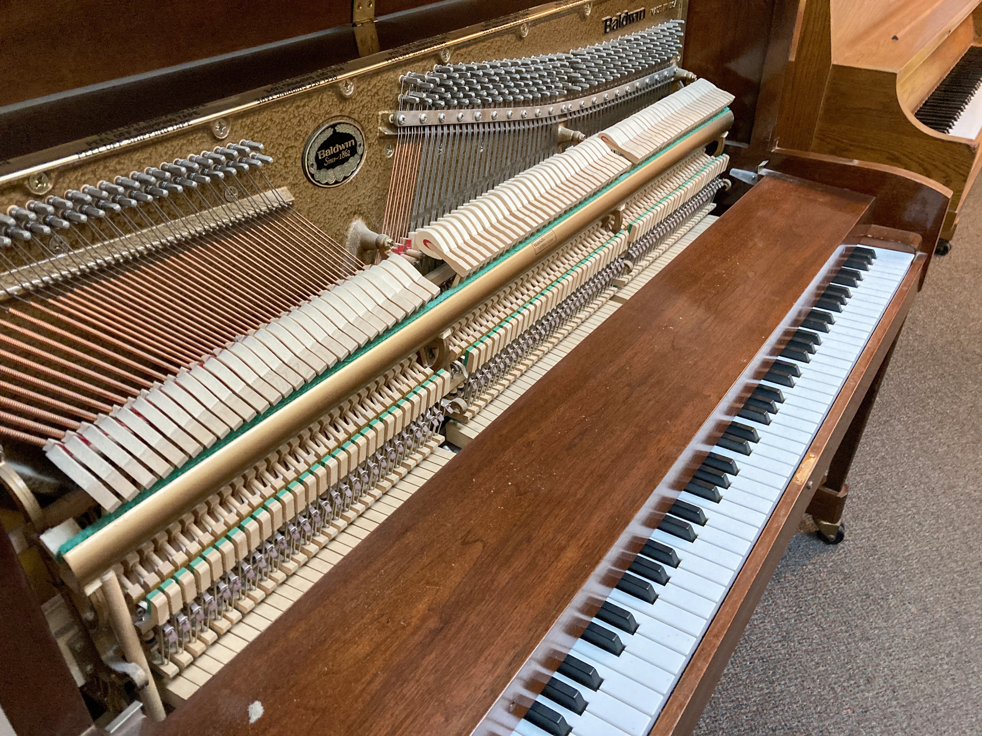 Baldwin 243 Walnut Studio Piano - Premium Upright Piano for Home & Studio Use | Perfect for Beginners, Professionals & Music Lovers