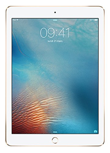 Apple iPad Pro 9.7-inch 128GB 4G LTE Unlocked Gold (Renewed) - Premium Refurbished Tablet for Work, Study & Entertainment