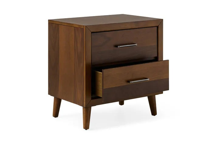 Mackenzie Nightstand - Modern Bedside Table with Storage Drawer, Wooden End Table for Bedroom, Living Room, or Office - Perfect for Small Spaces & Home Decor