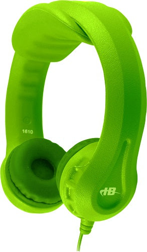 HamiltonBuhl Flex Phones Single Construction Foam Headphones for Kids - 5 Vibrant Colors, Multi-Pack Options - Perfect for School, Travel & Online Learning