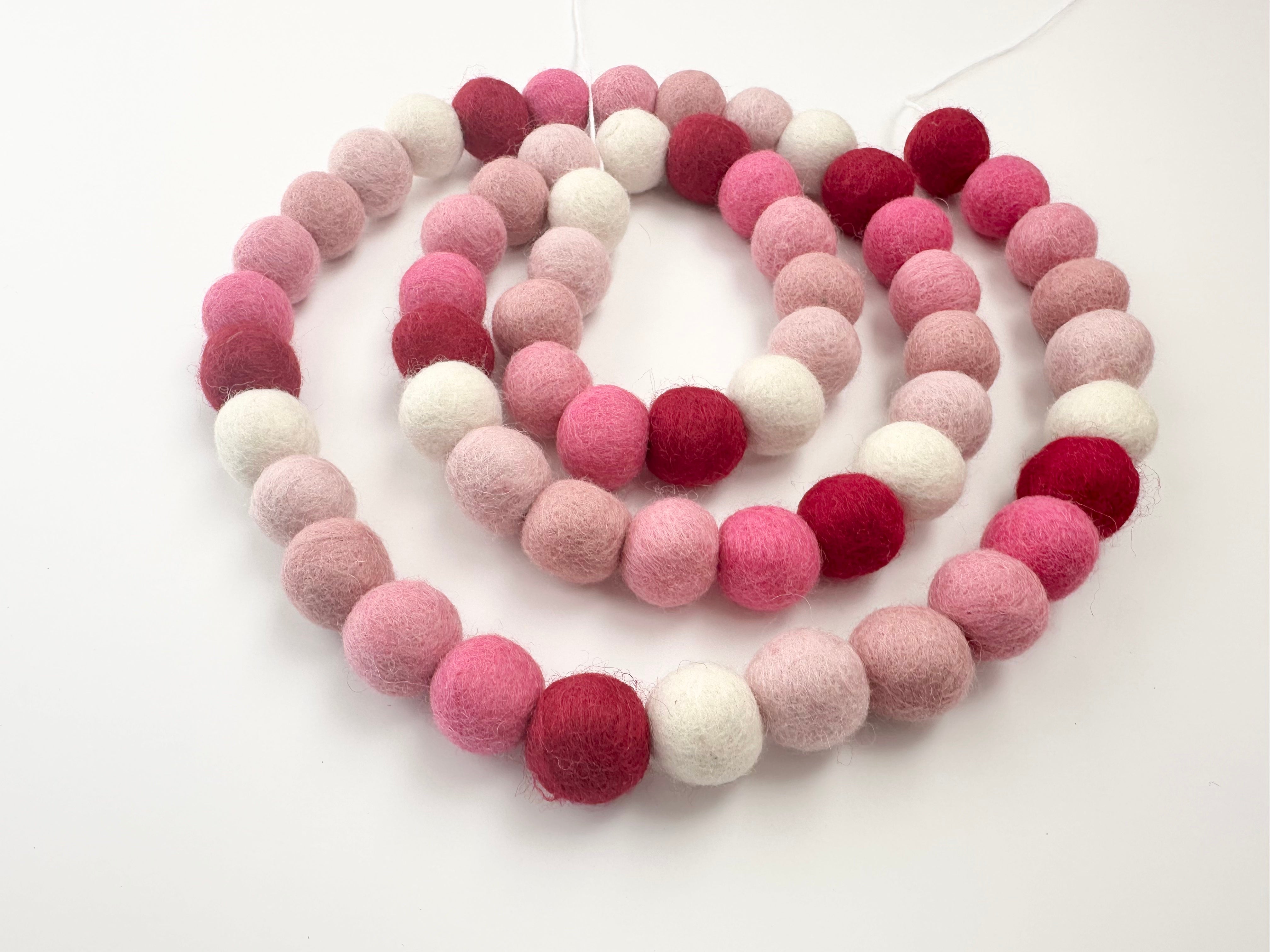 Gradient of Pinks Garland - Beautiful Pastel Pink Floral Wedding Backdrop, Baby Shower Decor, Birthday Party Decoration | Perfect for Home, Nursery, and Event Decorations