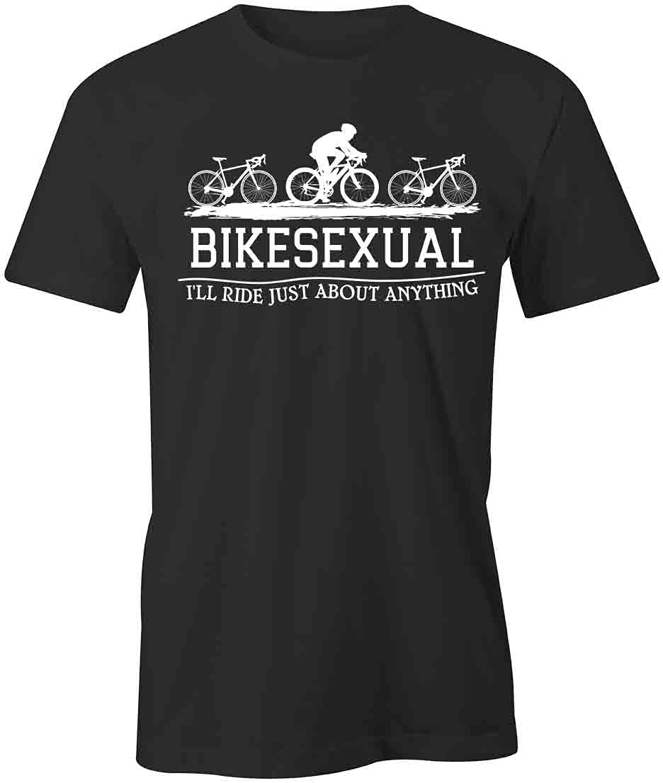 Bikesexual Graphic T-Shirt - Black Printed Cotton Tee for Cycling Enthusiasts | Perfect for Bike Rides, Pride Events & Casual Wear