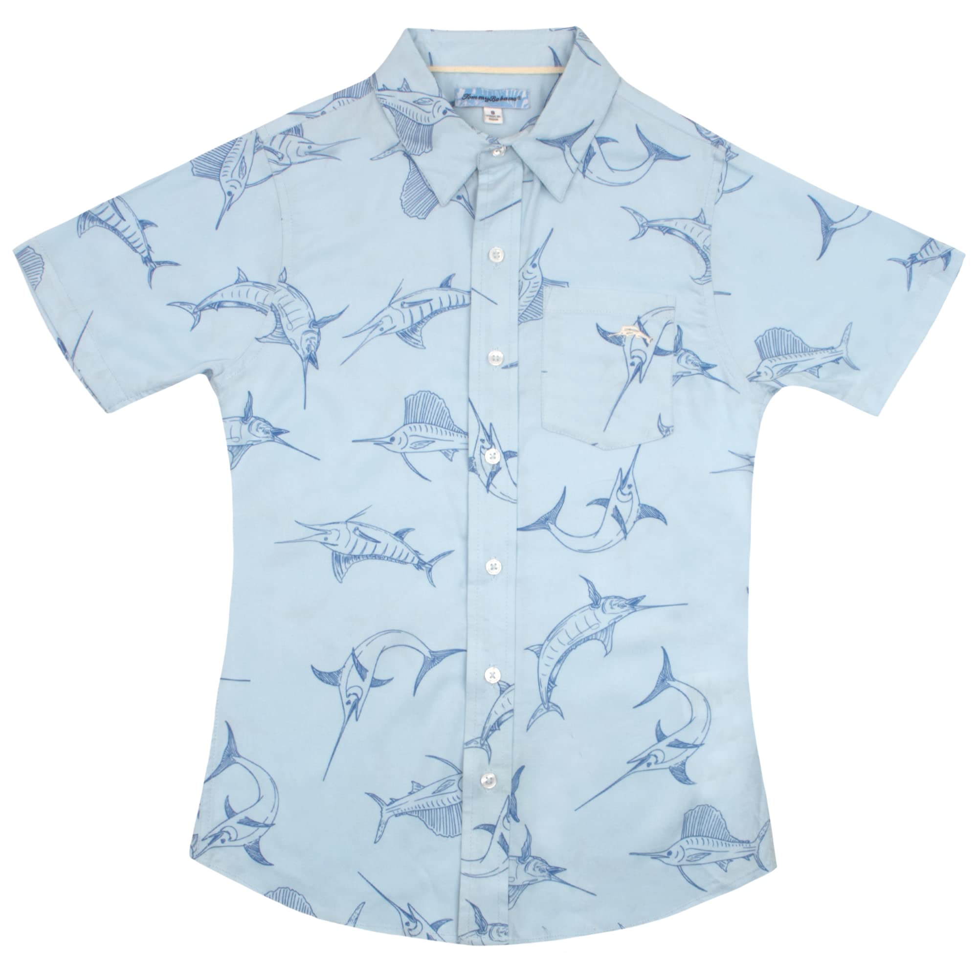 Tommy Bahama Boys Woven Button-Down Shirt for Casual & Beach Wear