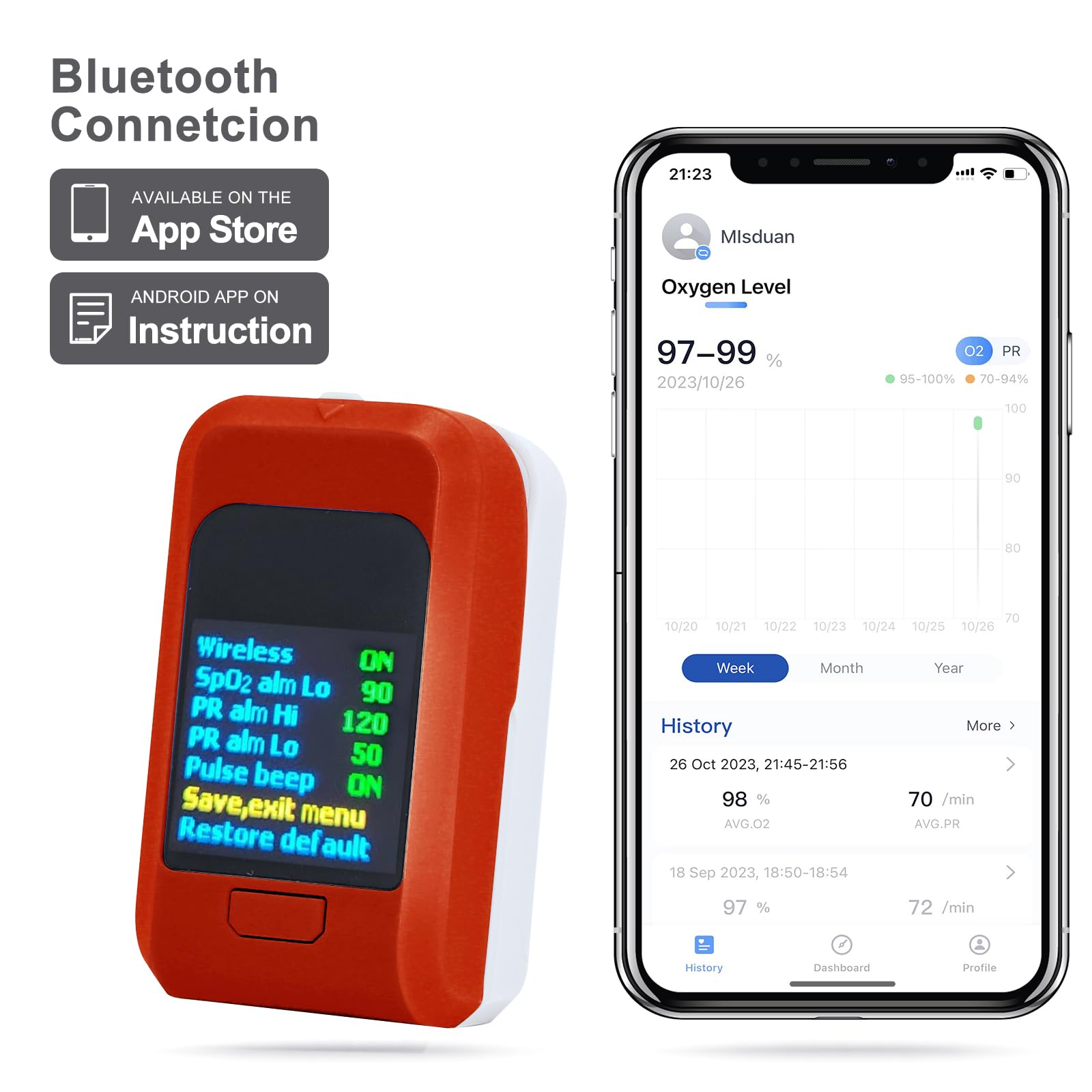 Bluetooth Baby Oxygen Monitor & Pulse Oximeter - Accurate Heart Rate & Oxygen Level Tracker for Infants 0-36 Months with Adjustable Foot Band | Perfect for Newborn Sleep Monitoring & Health Tracking