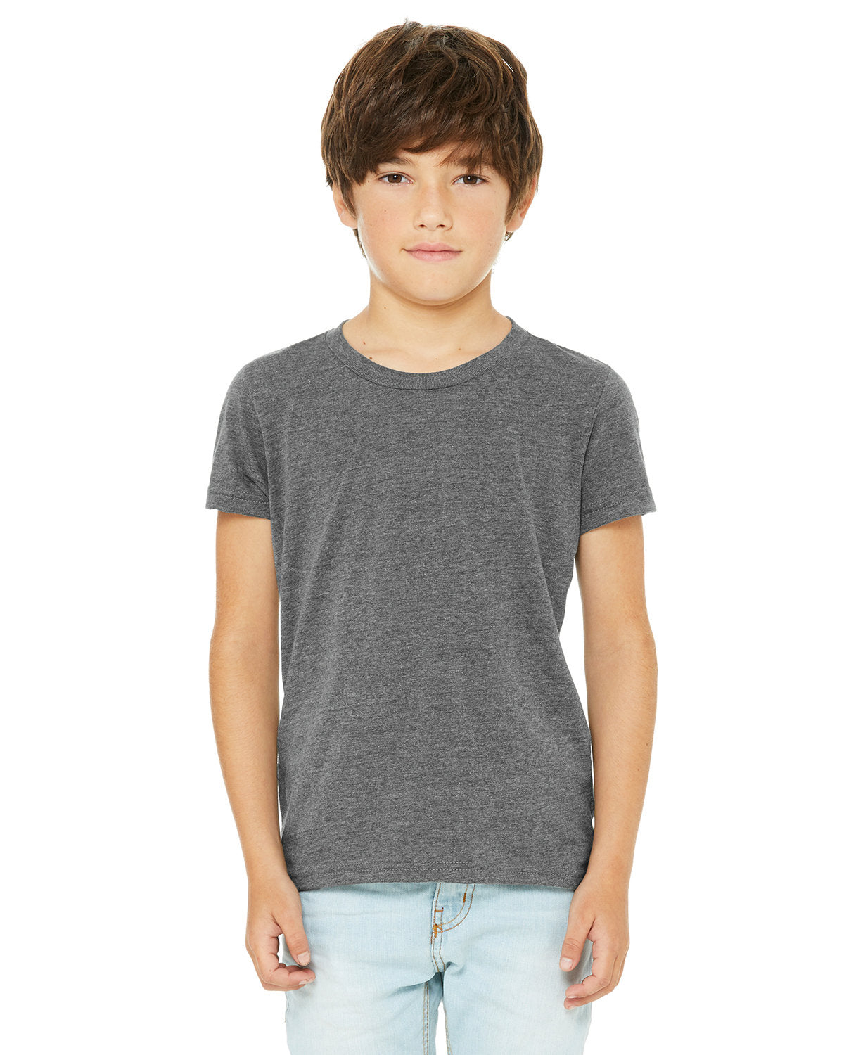 Bella + Canvas 3001Y Youth Jersey Short Sleeve T-Shirt - Soft Cotton Tee for Kids & Teens - Perfect for School, Sports & Everyday Wear