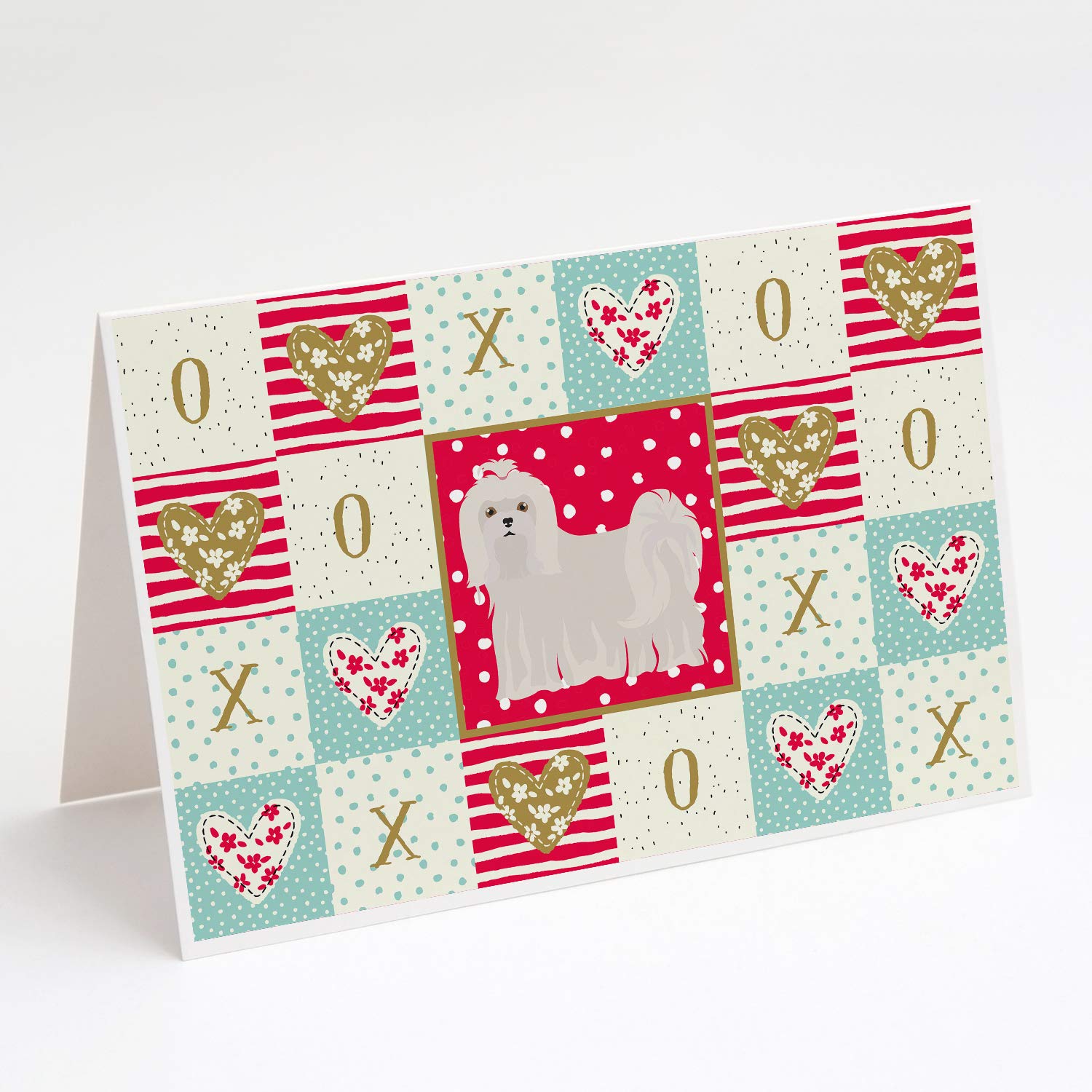 Premium Maltese Love Greeting Cards & Envelopes Set | 8 Red Blank A7 Note Cards (5x7 inches) | Whimsical Design for Birthdays, Thank You Notes & Special Occasions