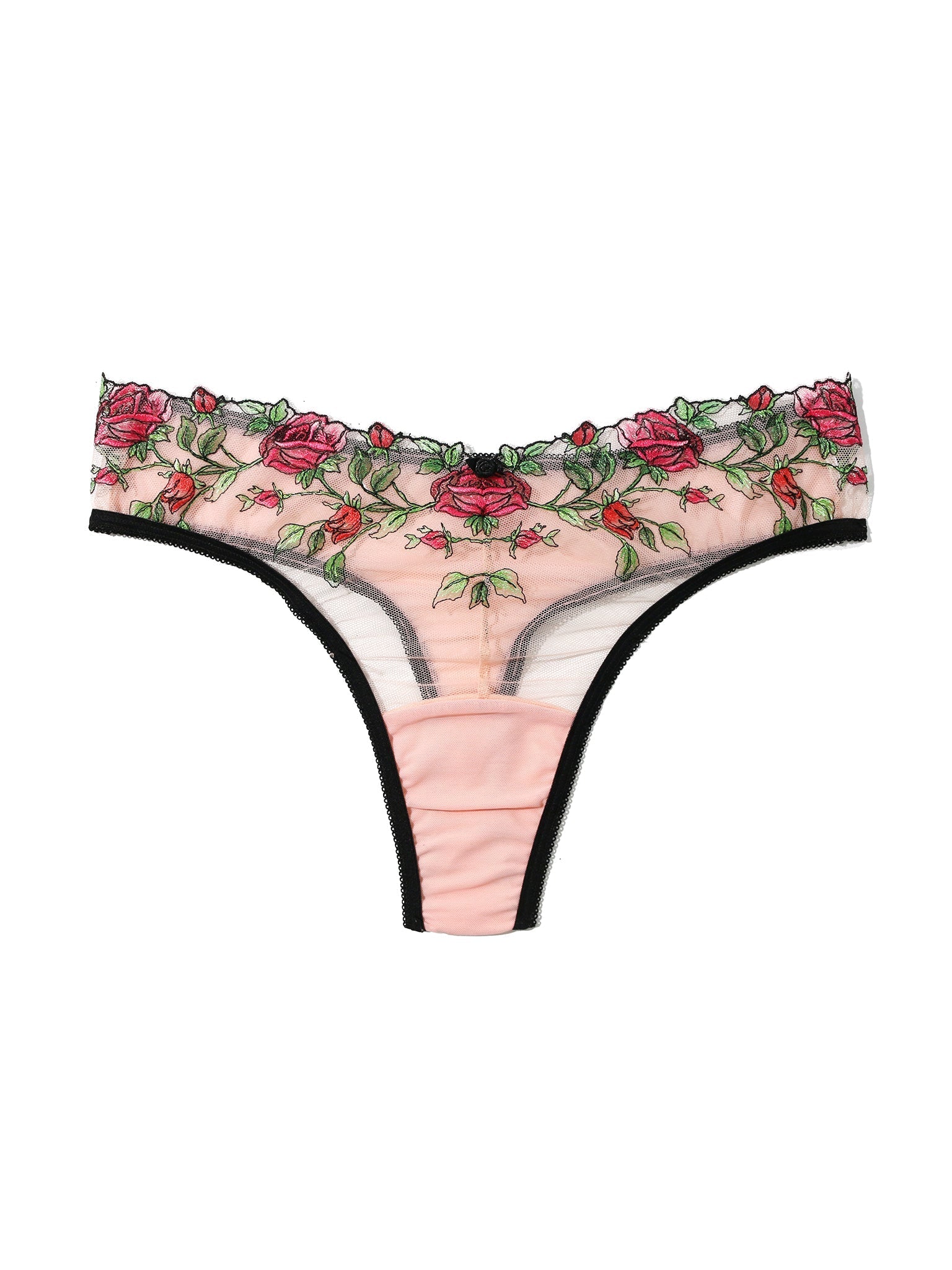 Kiss From A Rose High Cut Thong - Sexy Lingerie for Women | Comfortable & Stylish Underwear | Perfect for Date Night & Special Occasions