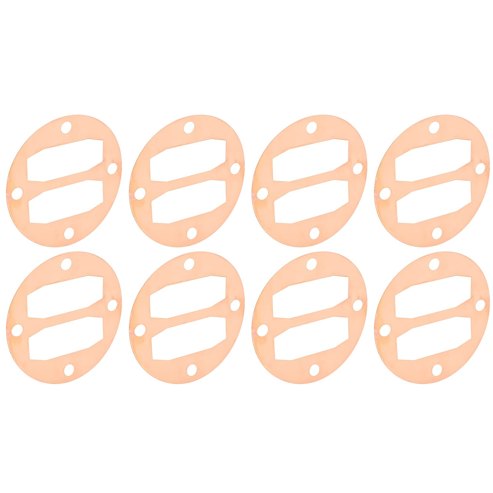 10Pcs Copper Cylinder Sealing Gaskets - High Weldability Replacement for 3P/4P Air Compressors - Perfect for Industrial Machinery & HVAC Systems Maintenance