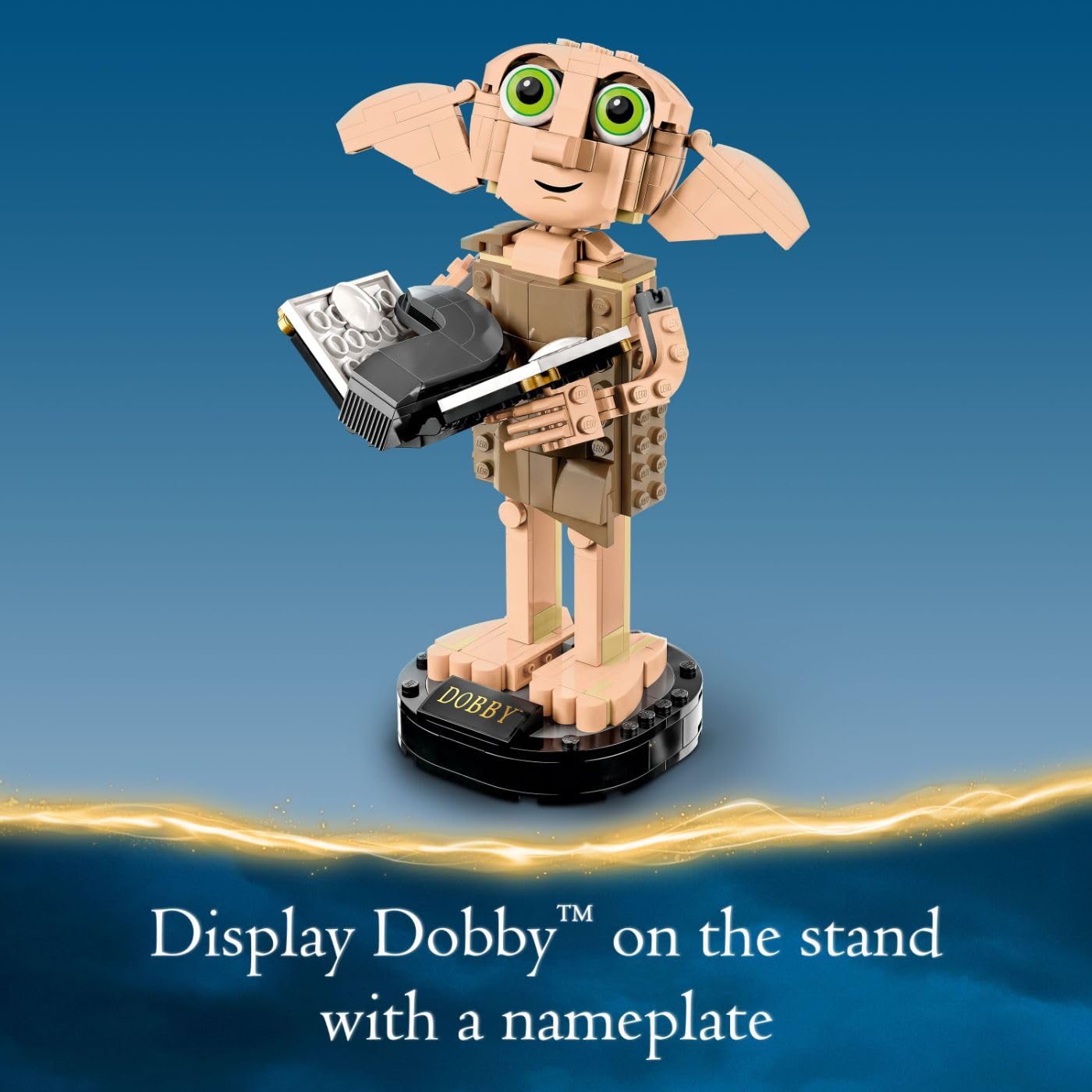 LEGO Harry Potter Dobby The House-Elf Building Kit 76421 - Collectible Display Model Toy for Kids Ages 8+, Perfect Gift for Birthday & Christmas - Build Your Own Beloved Harry Potter Character for Room Decor & Playtime