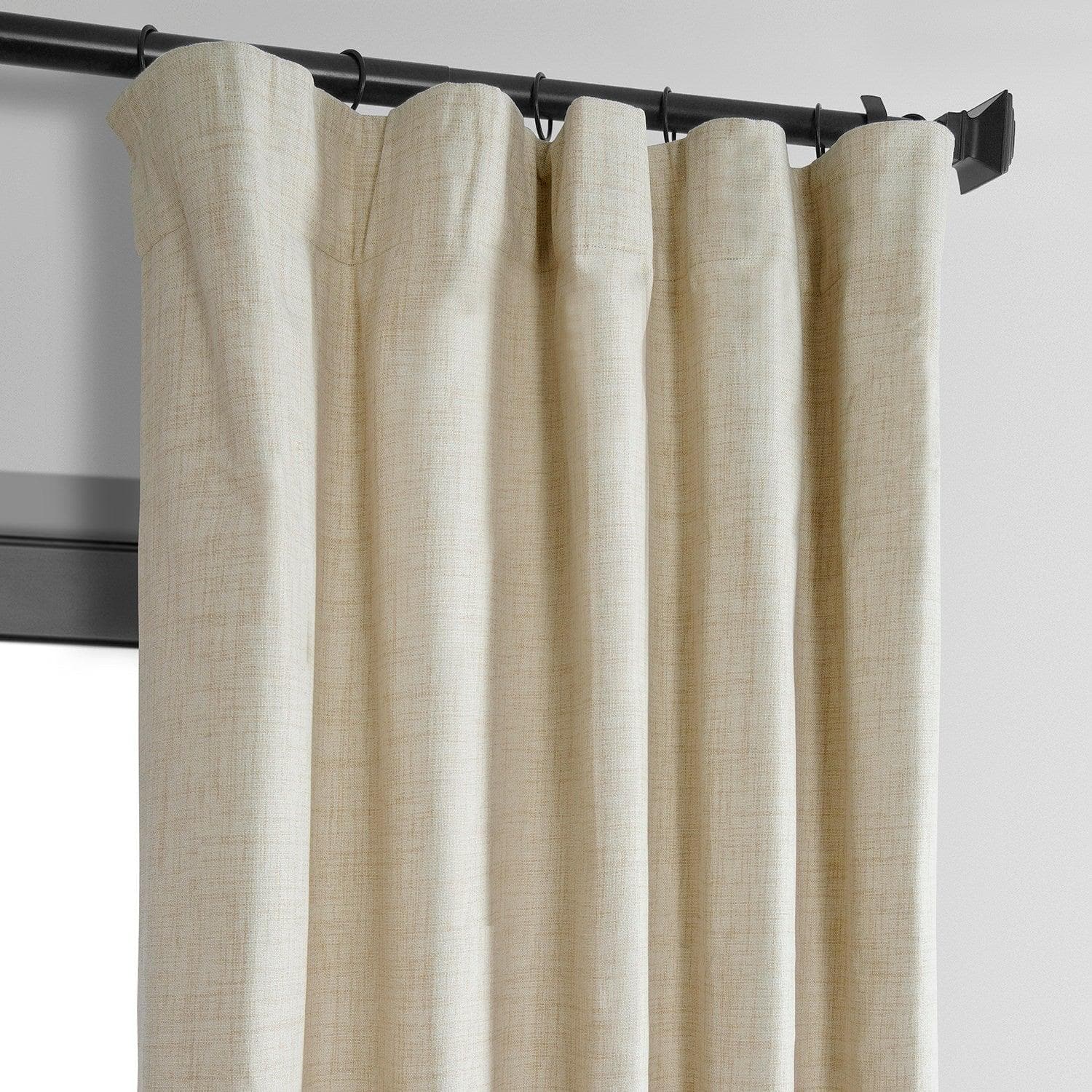 Natural Light Beige Thermal Insulated Blackout Curtains - Noise Reducing & Energy Efficient Window Drapes for Bedroom, Living Room & Home Theater