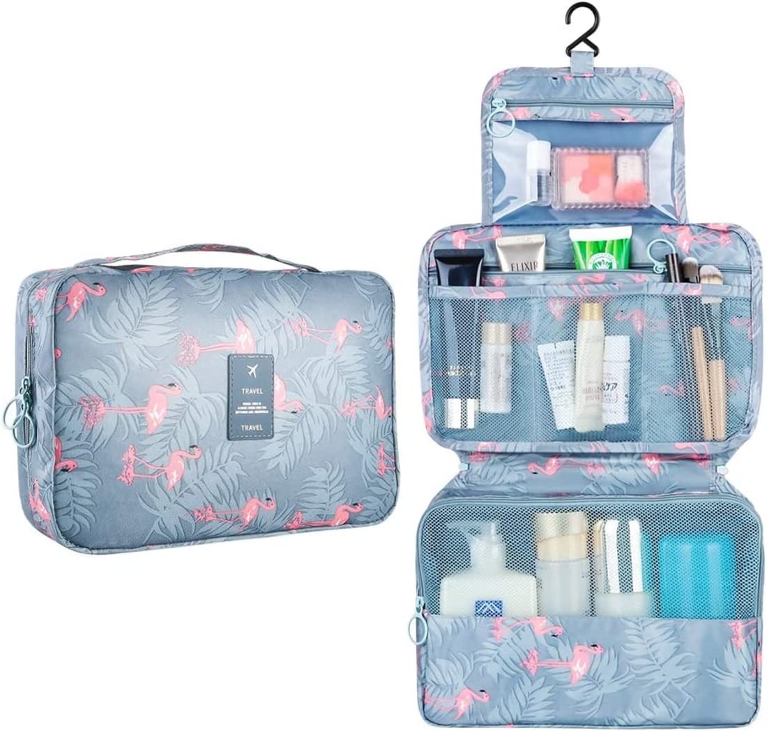 Ladiosa Women's Travel Toiletry Bag - Blue for Essentials & Accessories