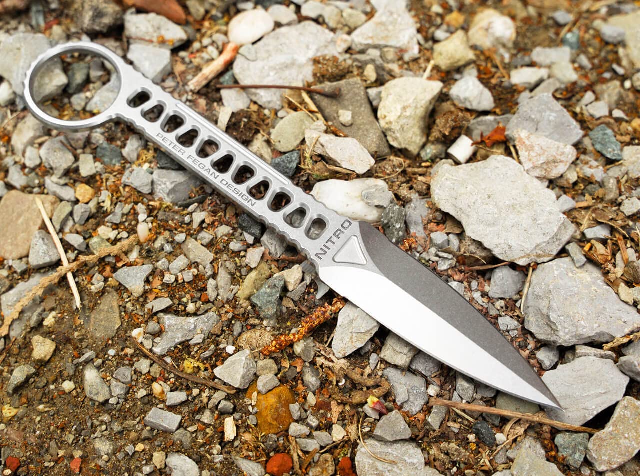 Boker Plus Voodoo Silver Fixed Blade Knife - 3.35