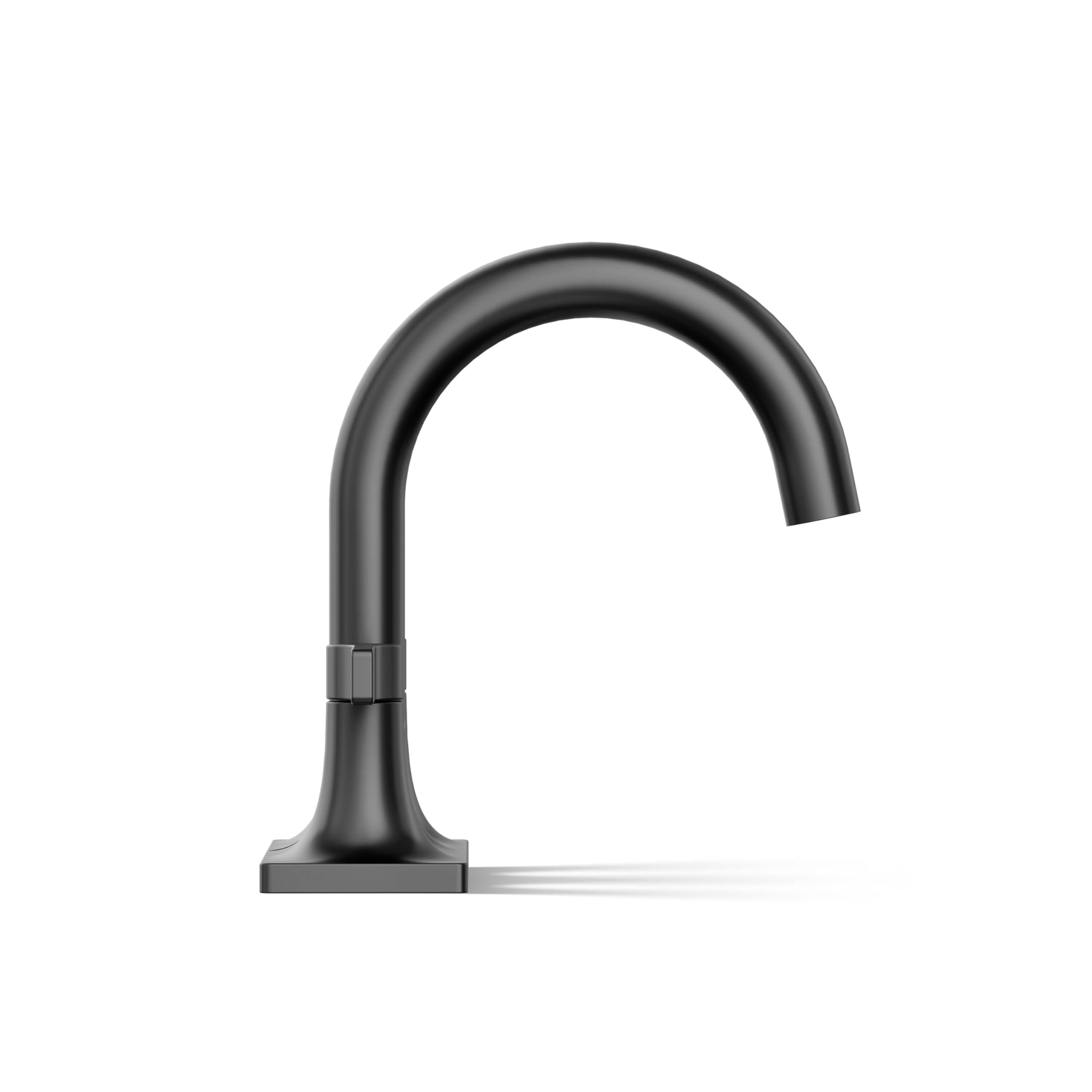 KOHLER 28124-4N-BL Venza Centerset Bathroom Sink Faucet - 1.0 GPM Water-Saving Matte Black Finish - Perfect for Modern Bathrooms & Powder Rooms