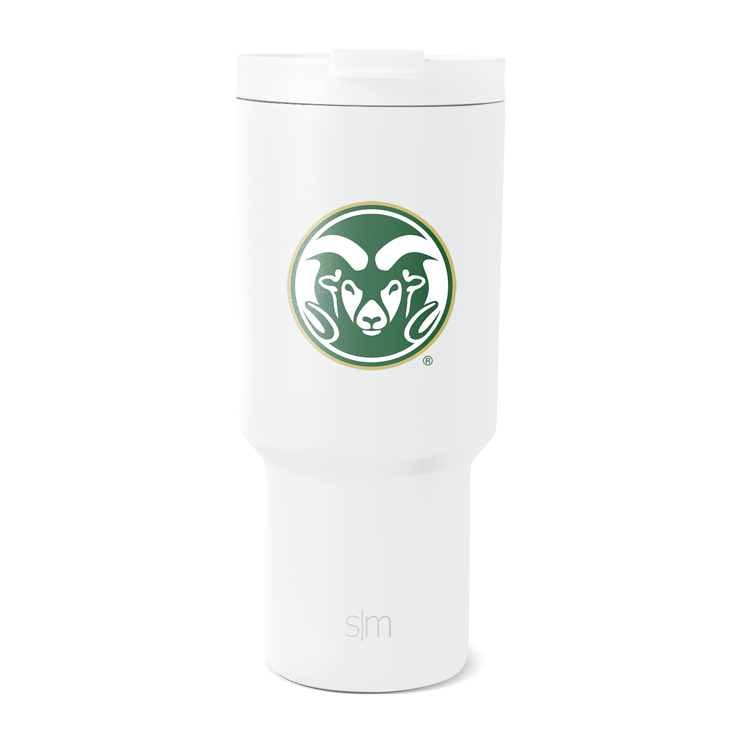Collegiate Trek Tumbler - 20oz Insulated Stainless Steel Water Bottle with Lid & Straw - Leakproof Travel Mug for Hiking, Camping & College Campus Use