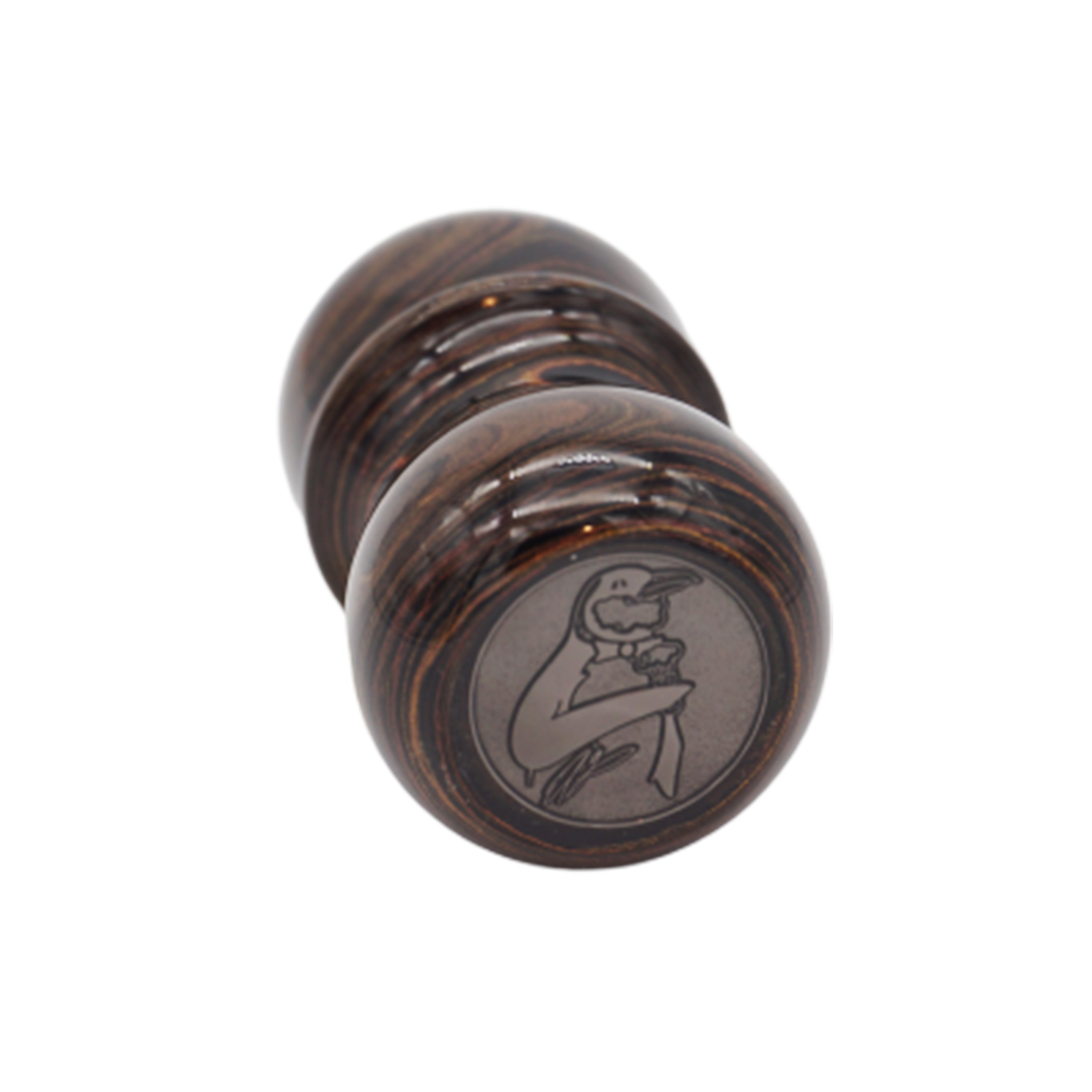 Premium Handcrafted Honey Ebonite Shaving Brush Handle - Compatible with 24mm & 26mm Knots - Perfect for Wet Shaving & Luxury Grooming Gifts for Men