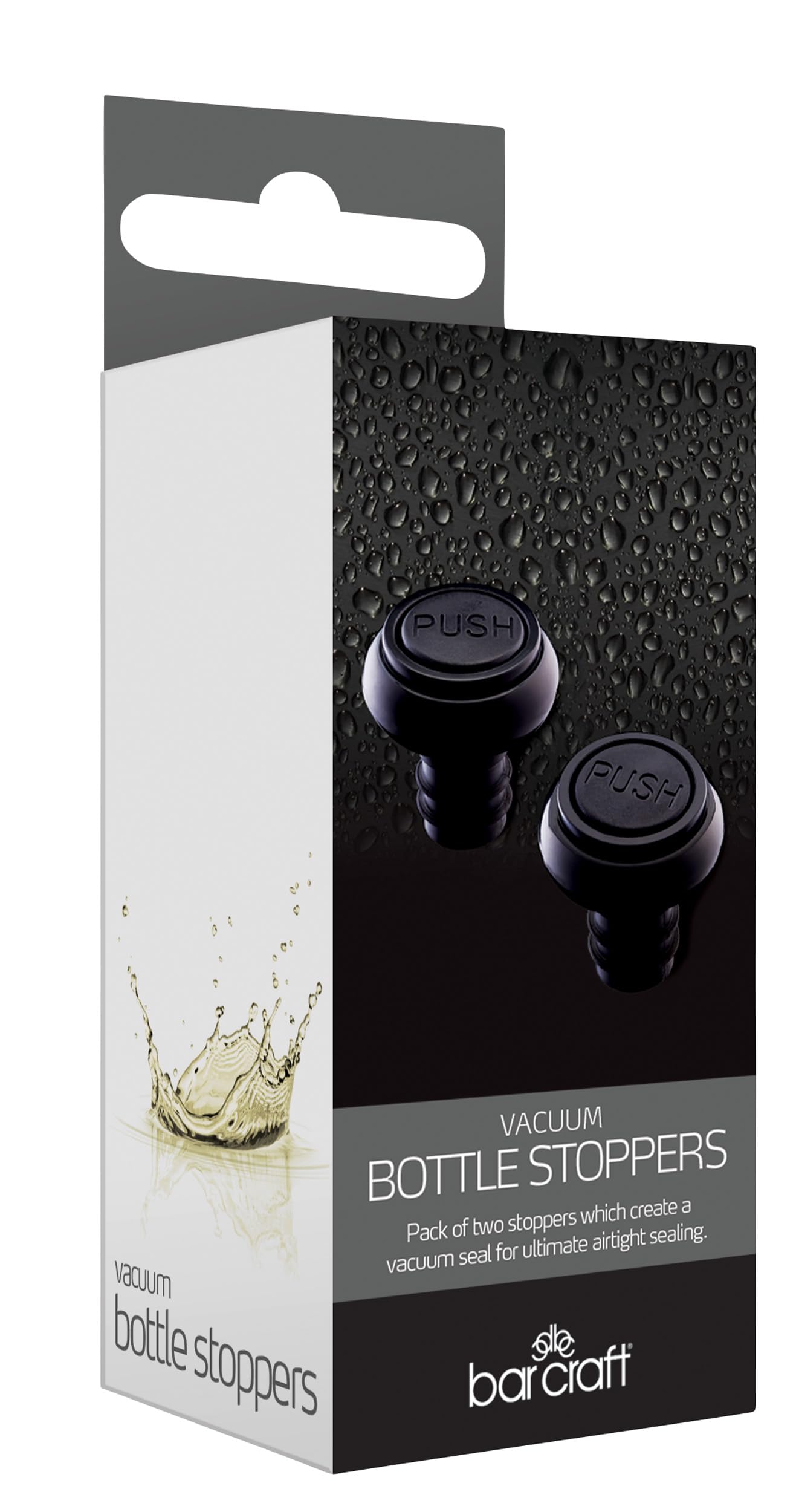 Premium Vacuum Wine Bottle Stoppers Set - 2 Pack Airtight Wine Preserver for Red/White Wine - Perfect for Home Bars, Restaurants & Wine Enthusiasts