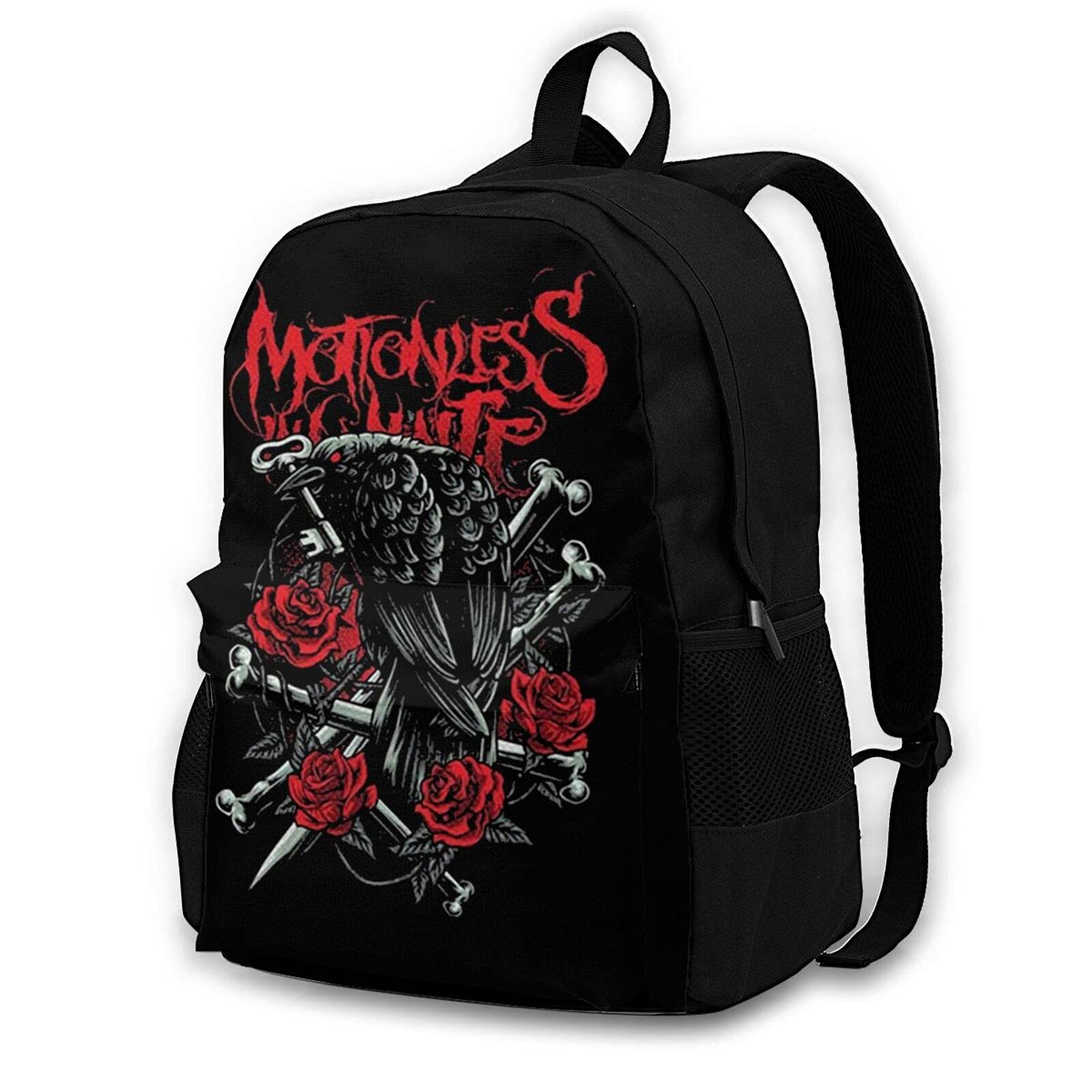 Morgan Myers Unisex Laptop Backpack - Durable School & College Book Bag for Men & Women - Travel Backpack with Laptop Compartment (Black, One Size) - Perfect for Work, Study & Daily Commute