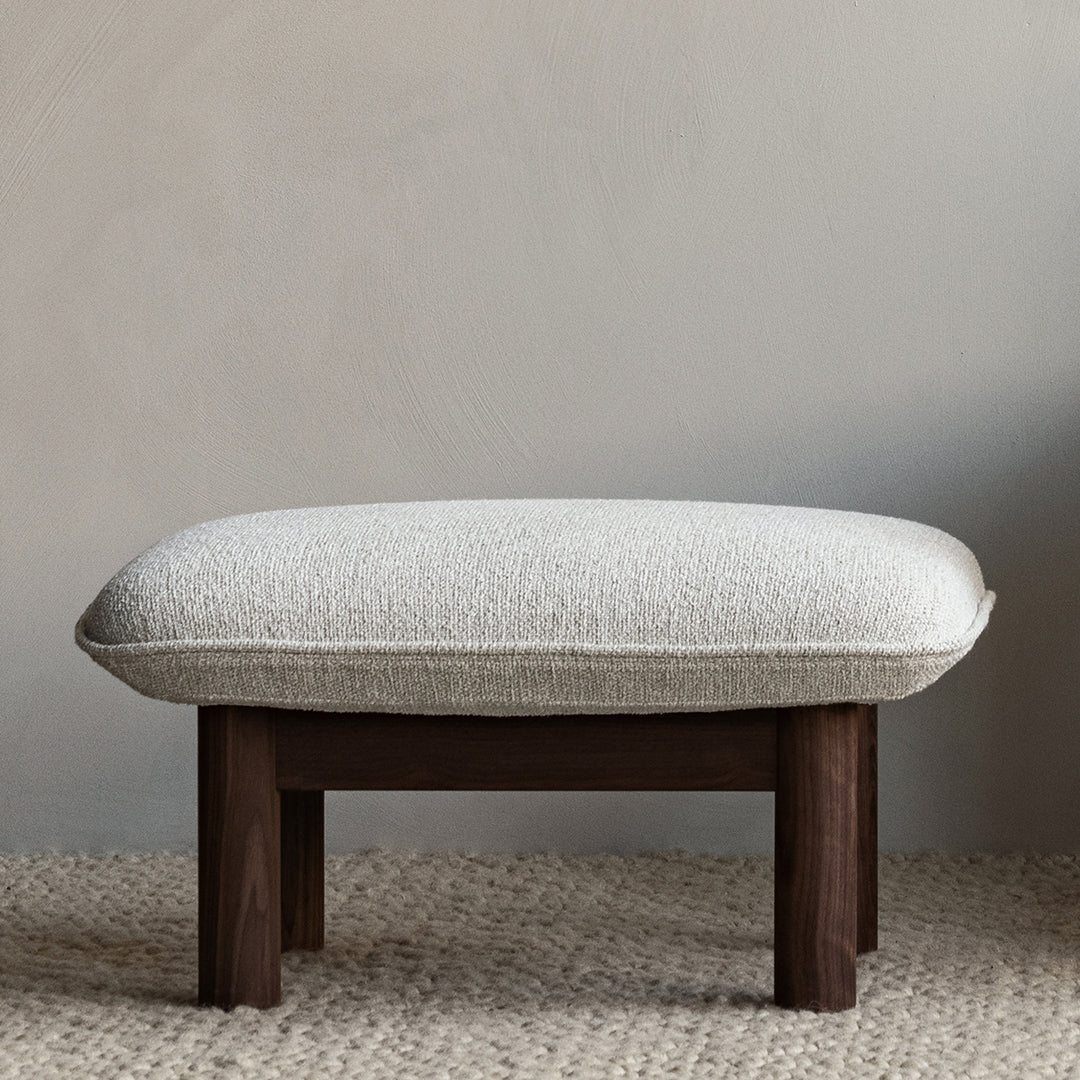 Brasilia Ottoman - Modern Round Storage Ottoman with Lift Top, Upholstered Footrest & Coffee Table - Perfect for Living Room, Bedroom & Home Decor