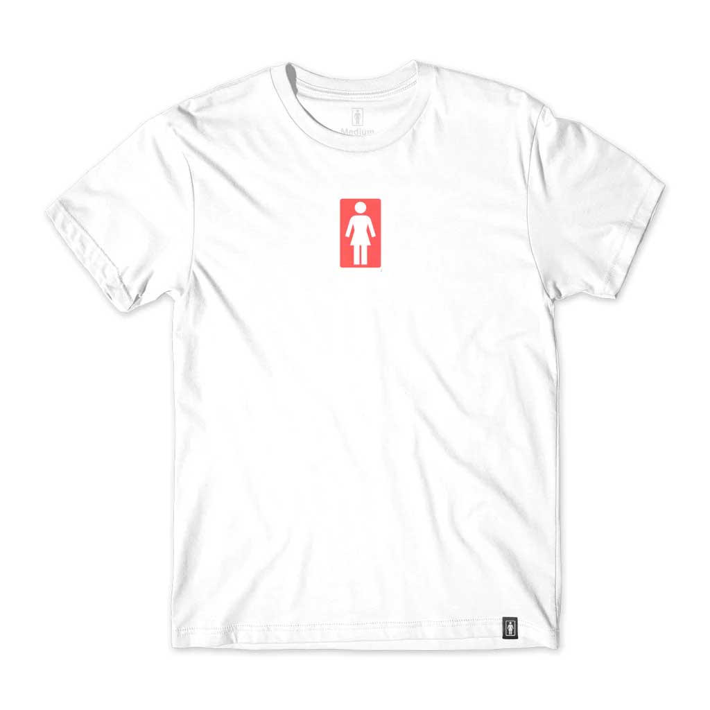 Girl Knockout OG Short Sleeve T-Shirt in White - Perfect for Casual Wear, Street Style & Everyday Comfort