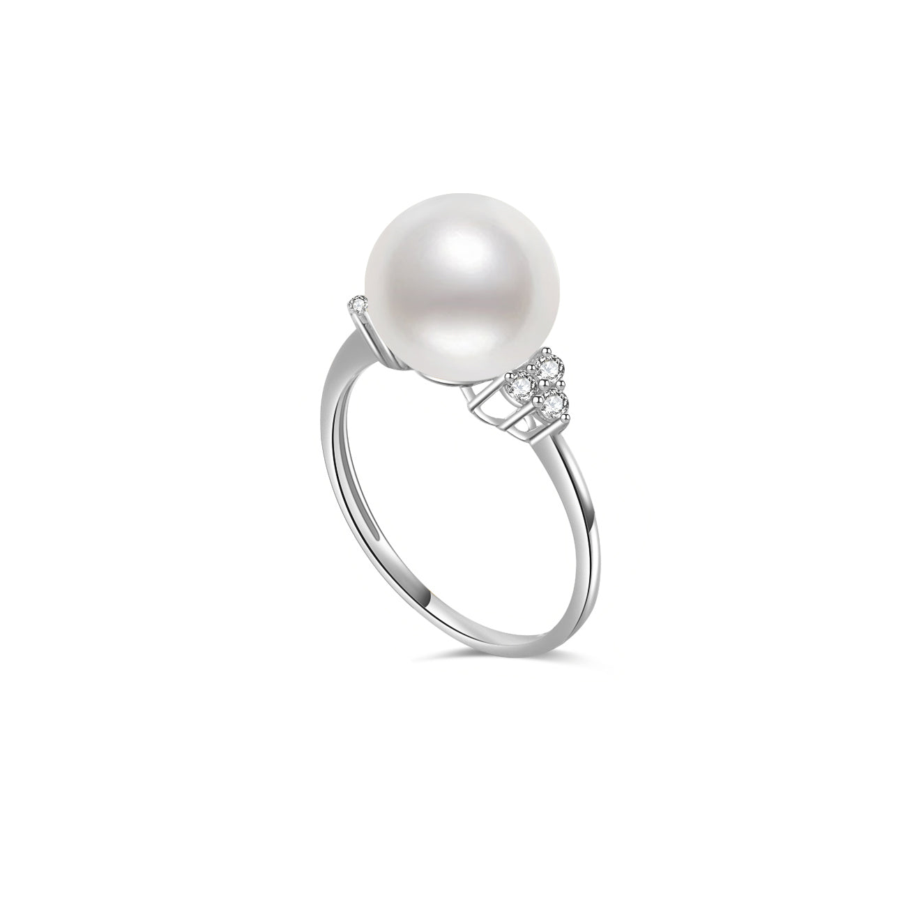 18K Gold Freshwater Pearl Ring for Women - Elegant & Timeless Jewelry KR00133 | STARRY - Perfect for Weddings, Anniversaries & Special Occasions