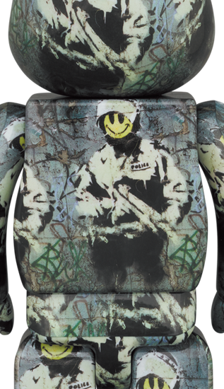 MEDICOM TOY BE@RBRICK RIOT COP 100% & 400% Bearbrick Collectible Figure - Perfect for Display, Gifts & Urban Art Collections