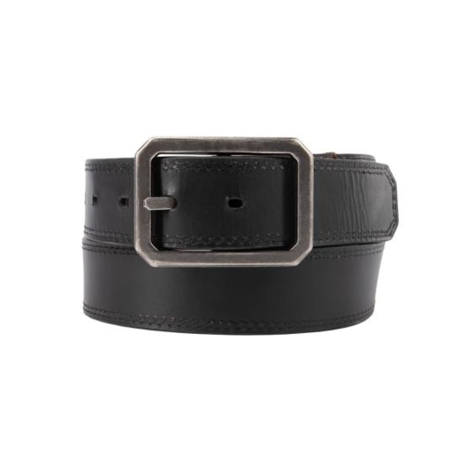 Carhartt Genuine Leather Reversible Belt with Center Buckle - Adjustable Work Belt for Men & Women | Perfect for Construction, Outdoor Work & Casual Wear