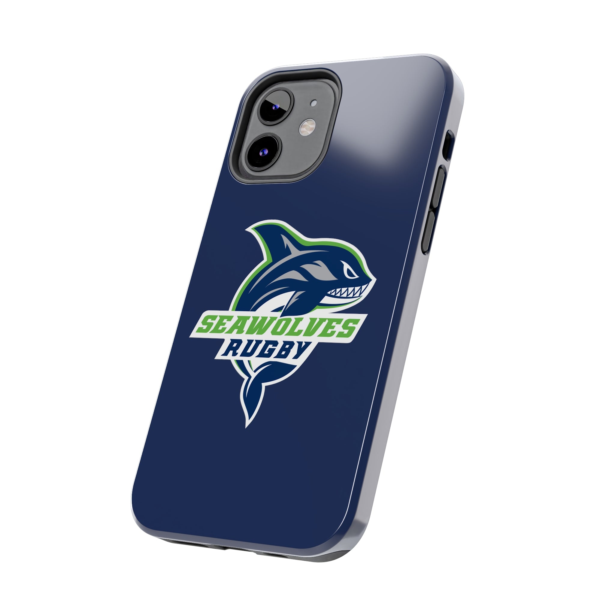 Seawolves Navy Rugged Phone Case - Shockproof & Durable Protection for iPhone & Samsung - Perfect for Outdoor Adventures, Work & Daily Use