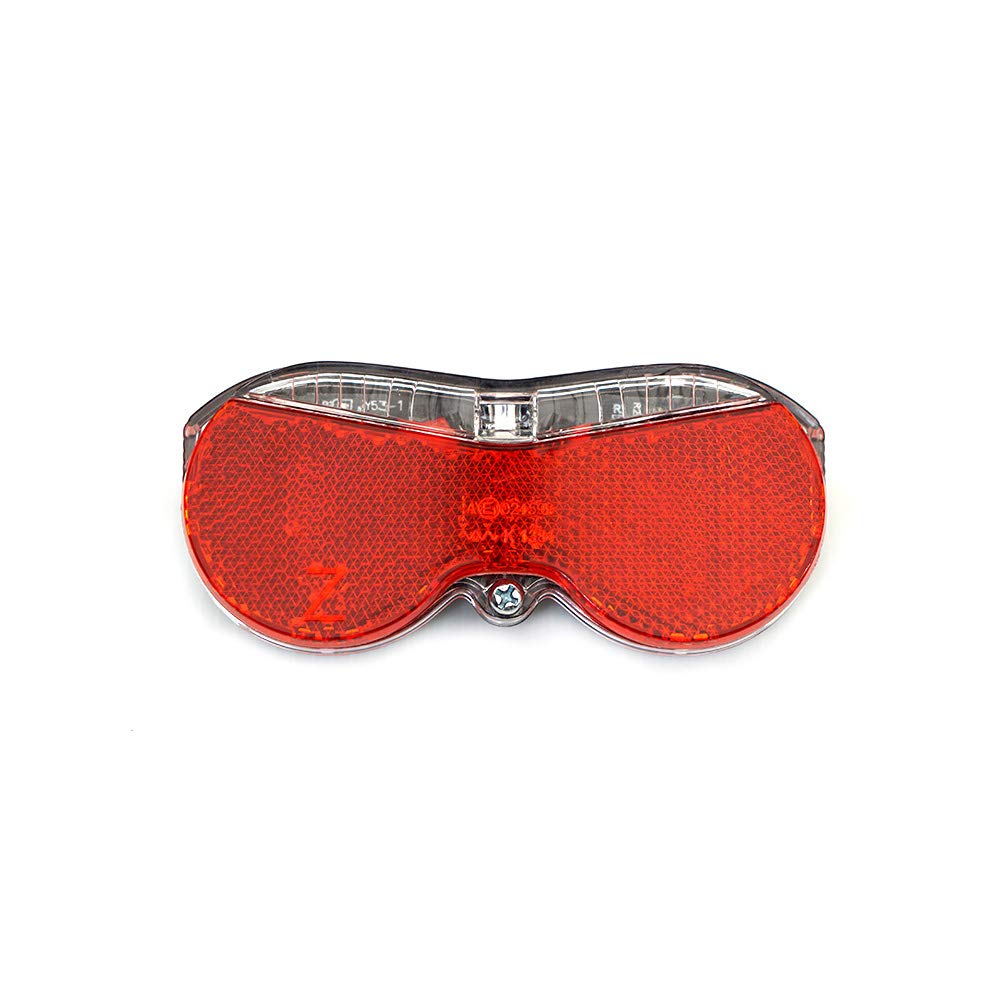 Vincita Super Bright Red LED Rear Bike Light - Quick Release with Batteries Included for Night Cycling Safety & Commuting