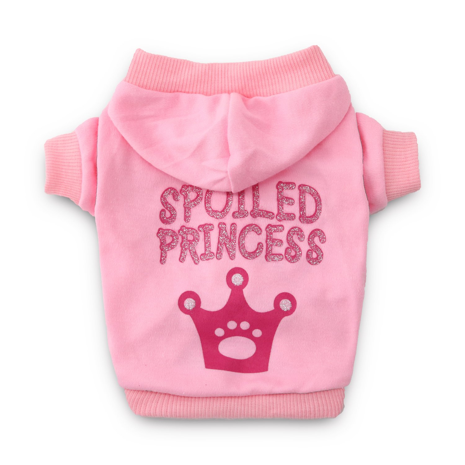 Small XS Dog Clothes for Yorkie & Chihuahua - Pink Princess Printed Puppy Shirt for Female Dogs | Perfect for Birthday Parties, Photo Shoots & Daily Fashion