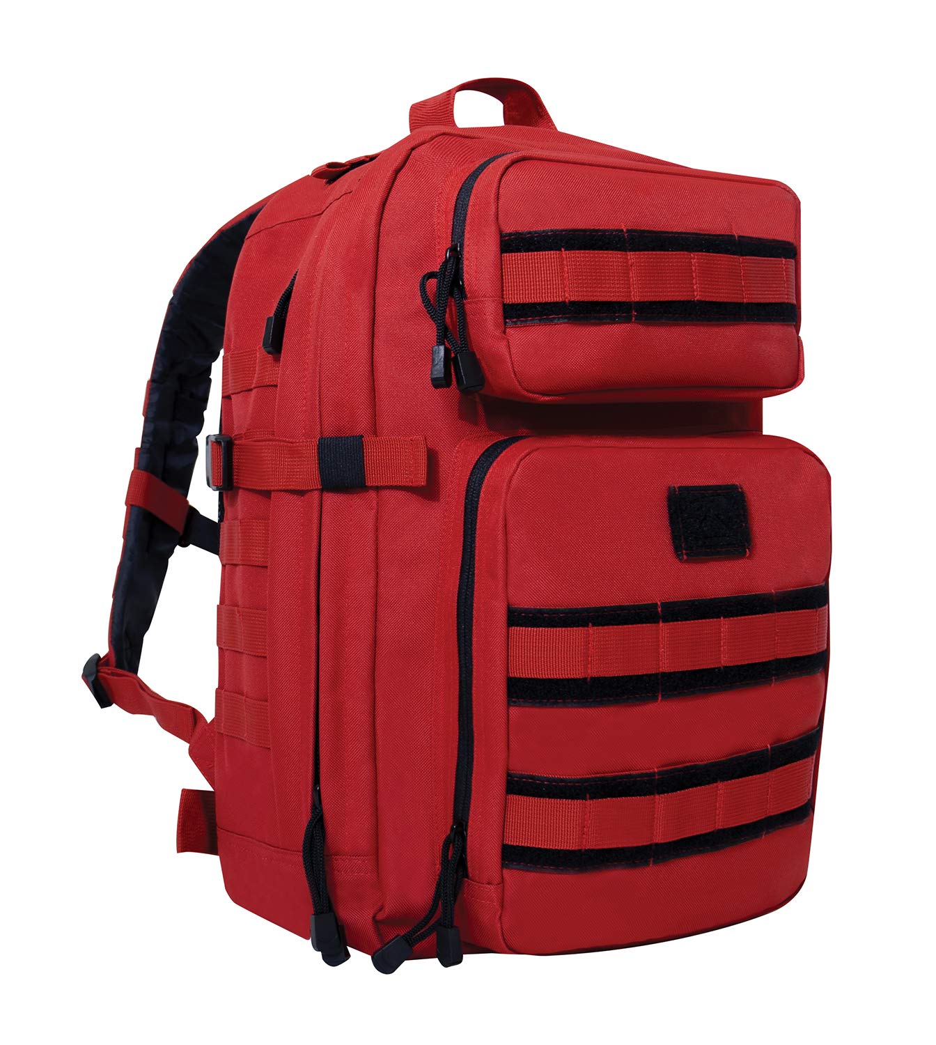 Rothco Fast Mover Tactical Backpack - Durable Military Backpack for Hiking, Camping & Travel - Red (Perfect for Outdoor Adventures, Tactical Gear & Everyday Use)