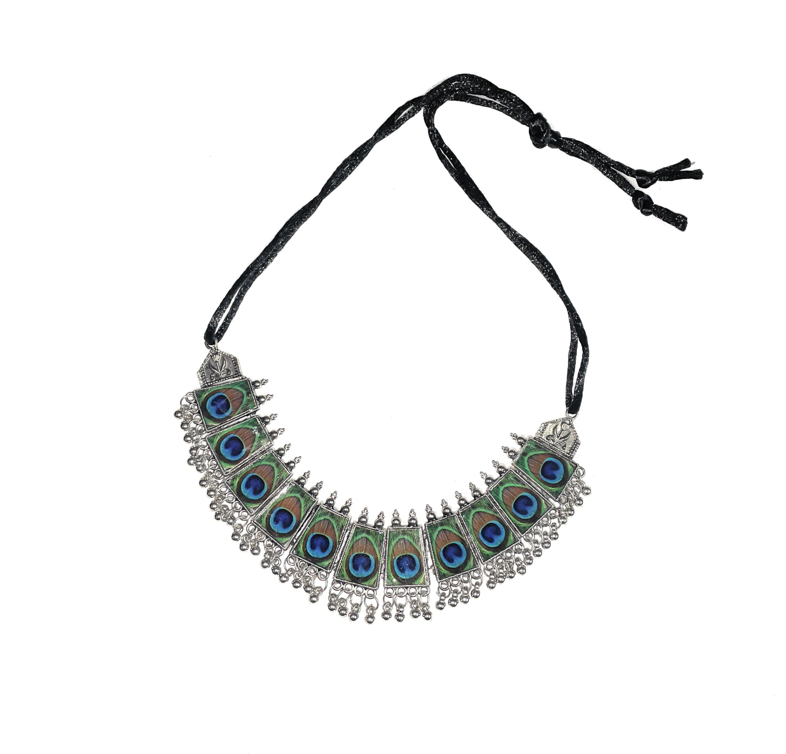 Peacock Jewelry Set for Women - Elegant Necklace & Earrings Set, Latest Fashion Accessories for Banquet, Party, Wedding & Gift Giving