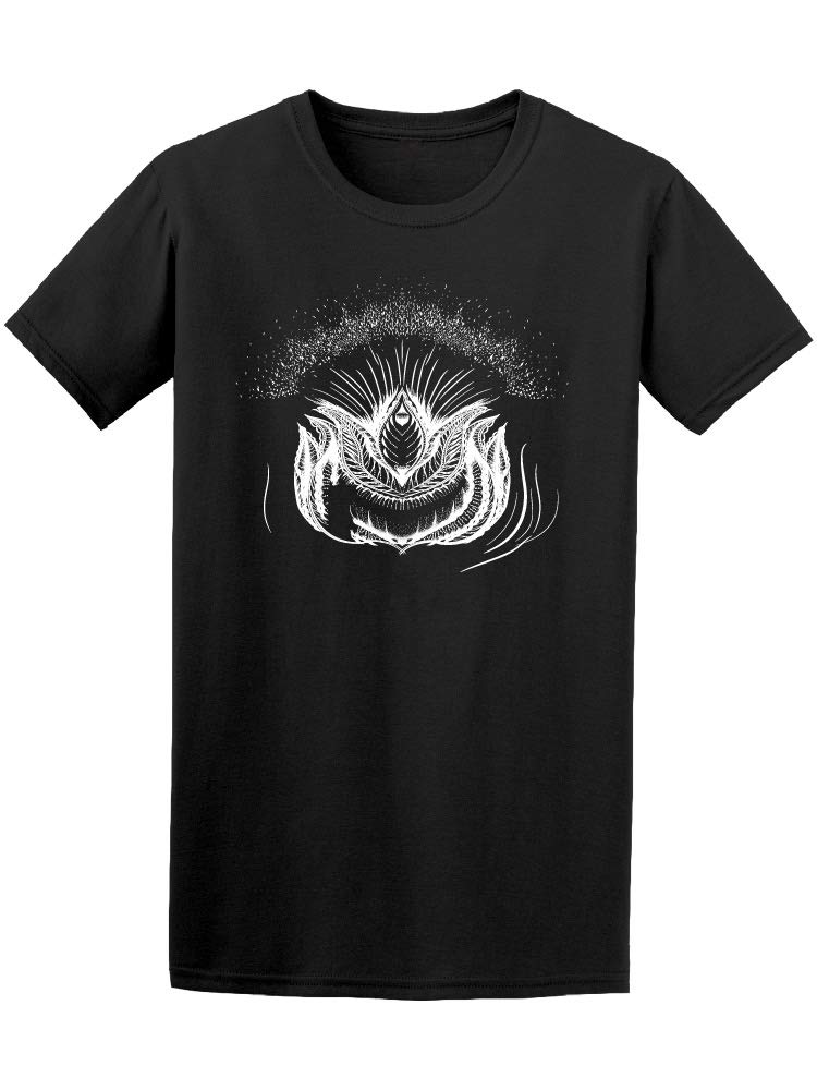 Lotus Flower Chalk Sketch Men's T-Shirt - Premium Cotton Graphic Tee for Casual Wear & Street Style | Art-Inspired Fashion for Everyday Outfits