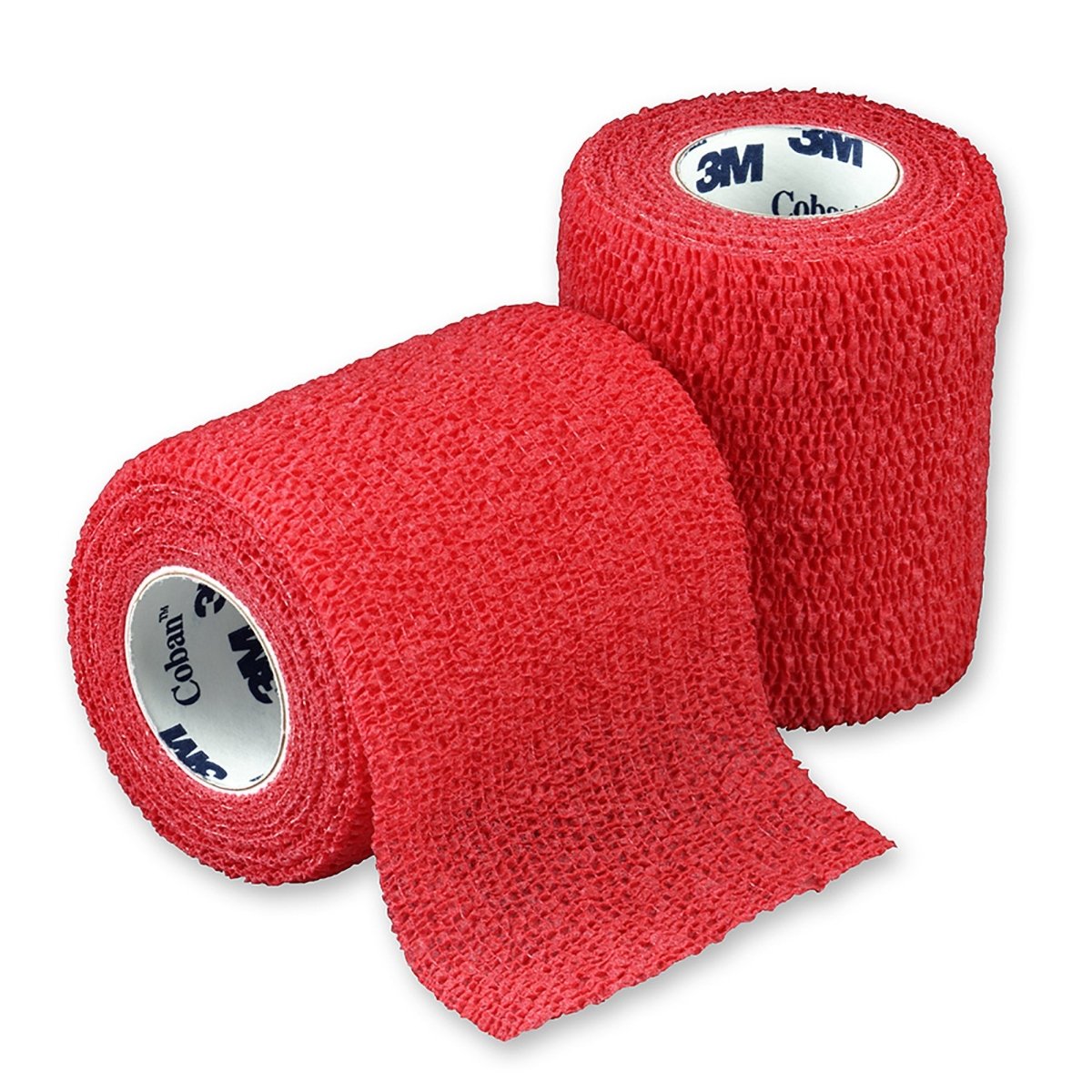 3M Coban Self-Adherent Cohesive Bandage Wrap - Stretchy First Aid Tape for Wound Care, Sports Injuries & Pet Bandaging (4