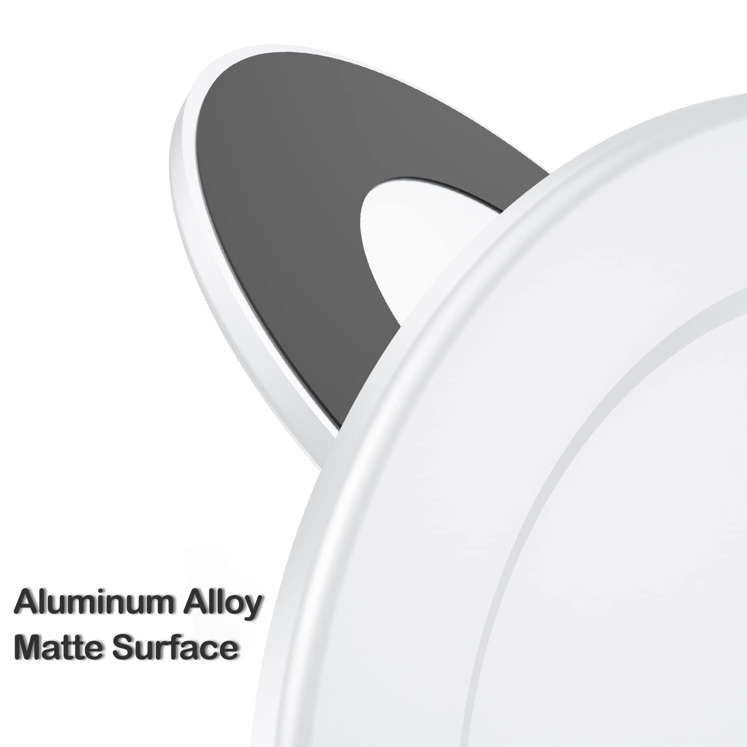 Metisinno Magnetic Base for PopSocket & MagSafe - Strong Phone Grip Compatible with iPhone Cases (White) - Perfect for Hands-Free Viewing, Secure Phone Mounting in Car & Daily Use