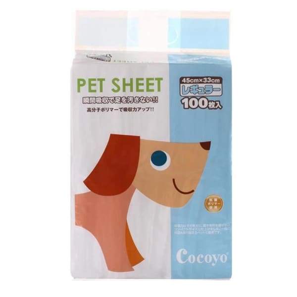 Premium Cocoyo Pet Sheet Pee Pad - Super Absorbent Washable Puppy Training Pads for Dogs & Cats - Perfect for House Training, Crate Lining & Travel Use