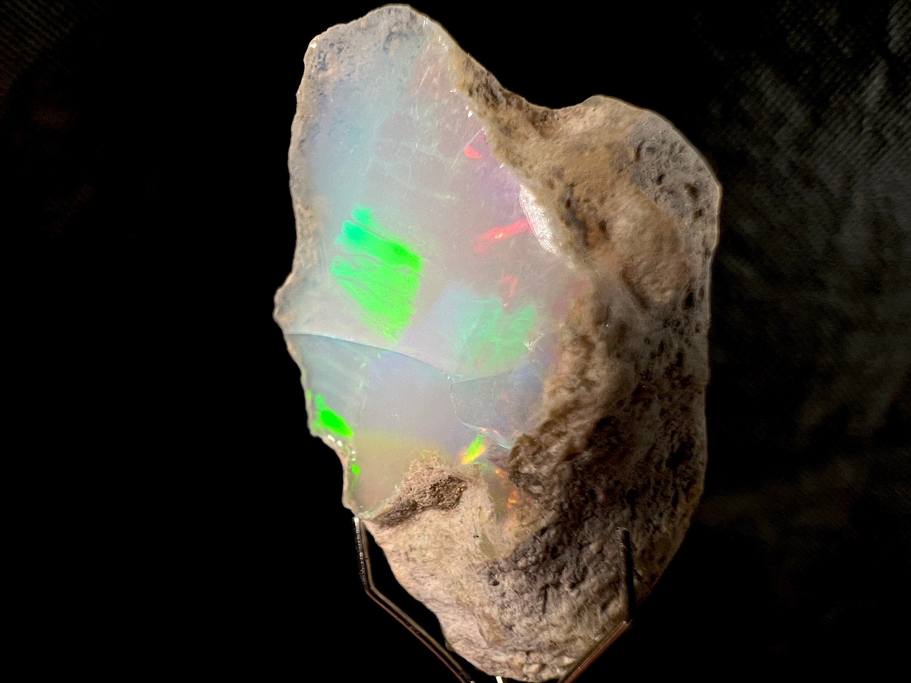 Premium 4A+ Welo Opal Raw Crystal - Natural Cutting Grade Opal Gemstone, October Birthstone for Jewelry Making & Collecting | Perfect for Rings, Necklaces & Healing Crystals