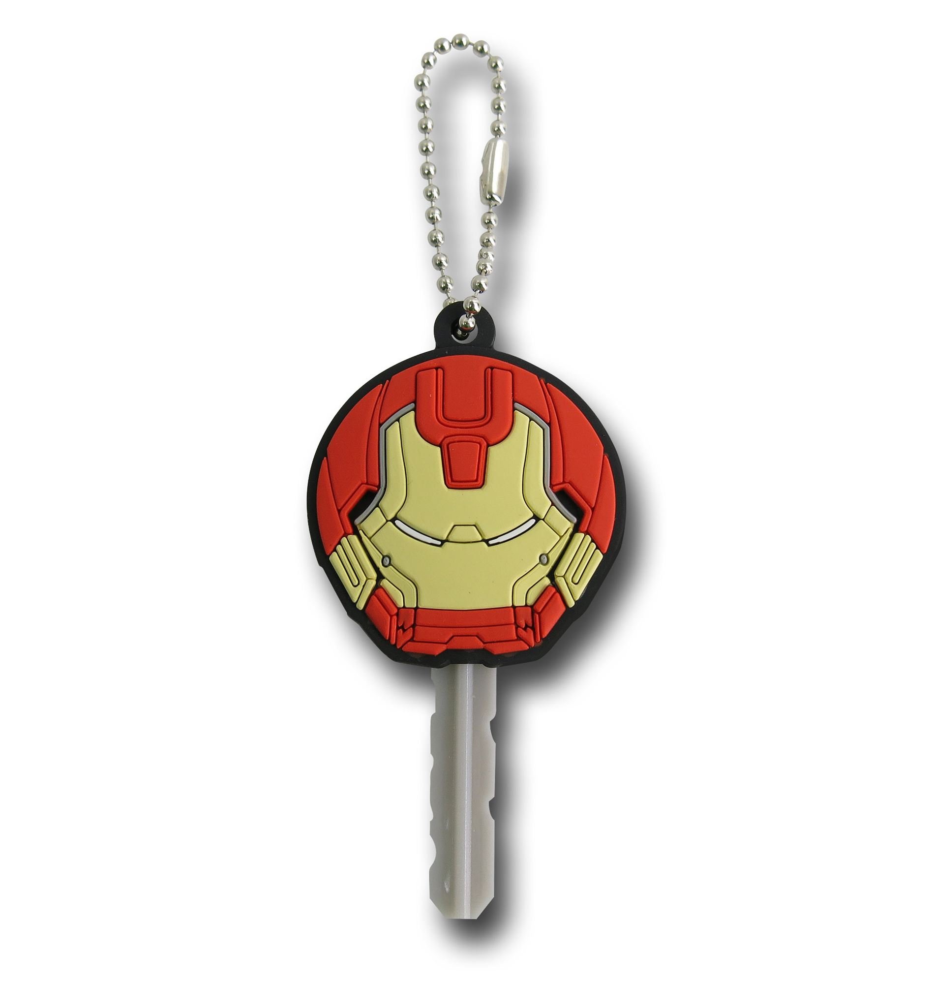 Marvel Hulkbuster Iron Man Soft Touch PVC Keychain - Superhero Key Holder for Marvel Fans, Perfect for Home, Office, Car Keys & Gifts