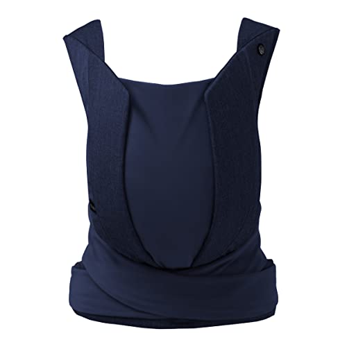 YEMA TIE Baby Carrier - Soft & Adjustable Infant Sling for Newborn to Toddler (Midnight Blue) - Perfect for Hands-Free Parenting, Shopping & Outdoor Adventures