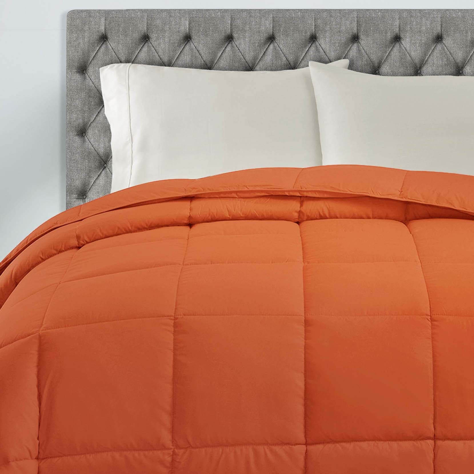 All-Season Reversible Down Alternative Comforter - Lightweight & Hypoallergenic Bedding for Year-Round Comfort - Perfect for Master Bedroom, Guest Room & Dorm Use