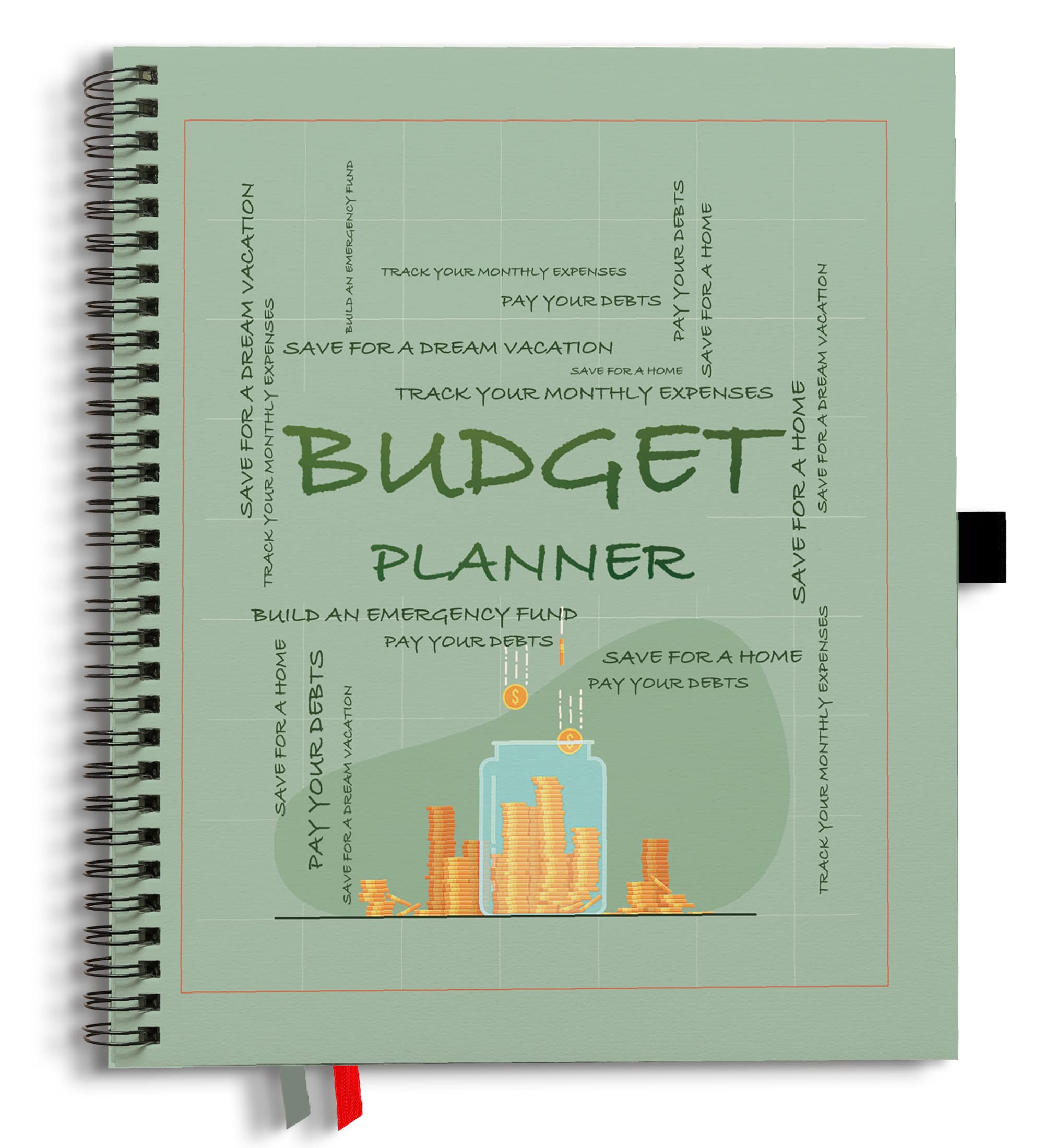 2025-2026 Budget Planner - Monthly & Weekly Financial Organizer with Expense Tracker | Manage Cash, Paychecks, Bills, Debts & Savings for Family Budgeting | Perfect for Emergency Funds & Retirement Planning