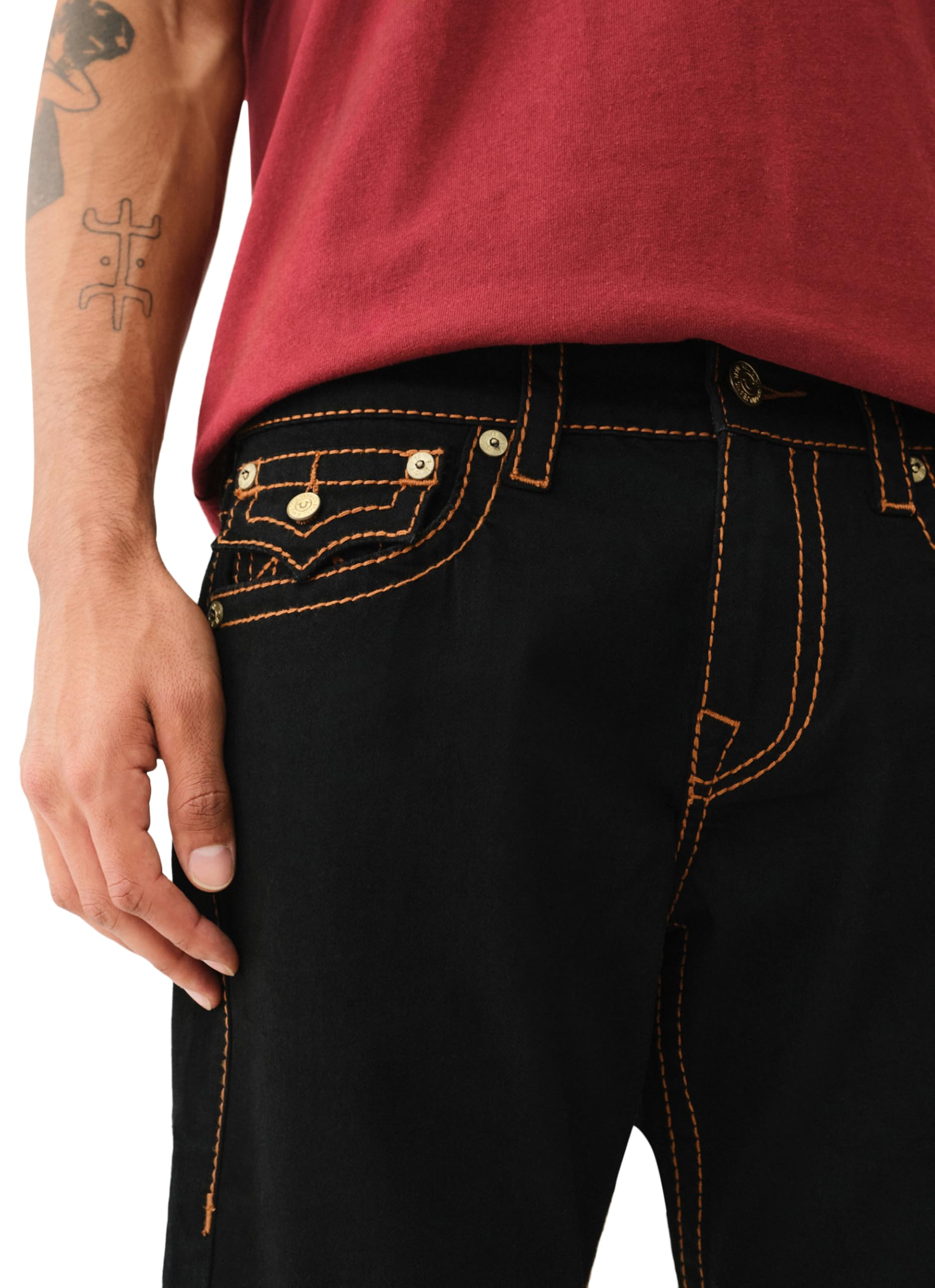 True Religion Men's Ricky Big T Flap 1/2