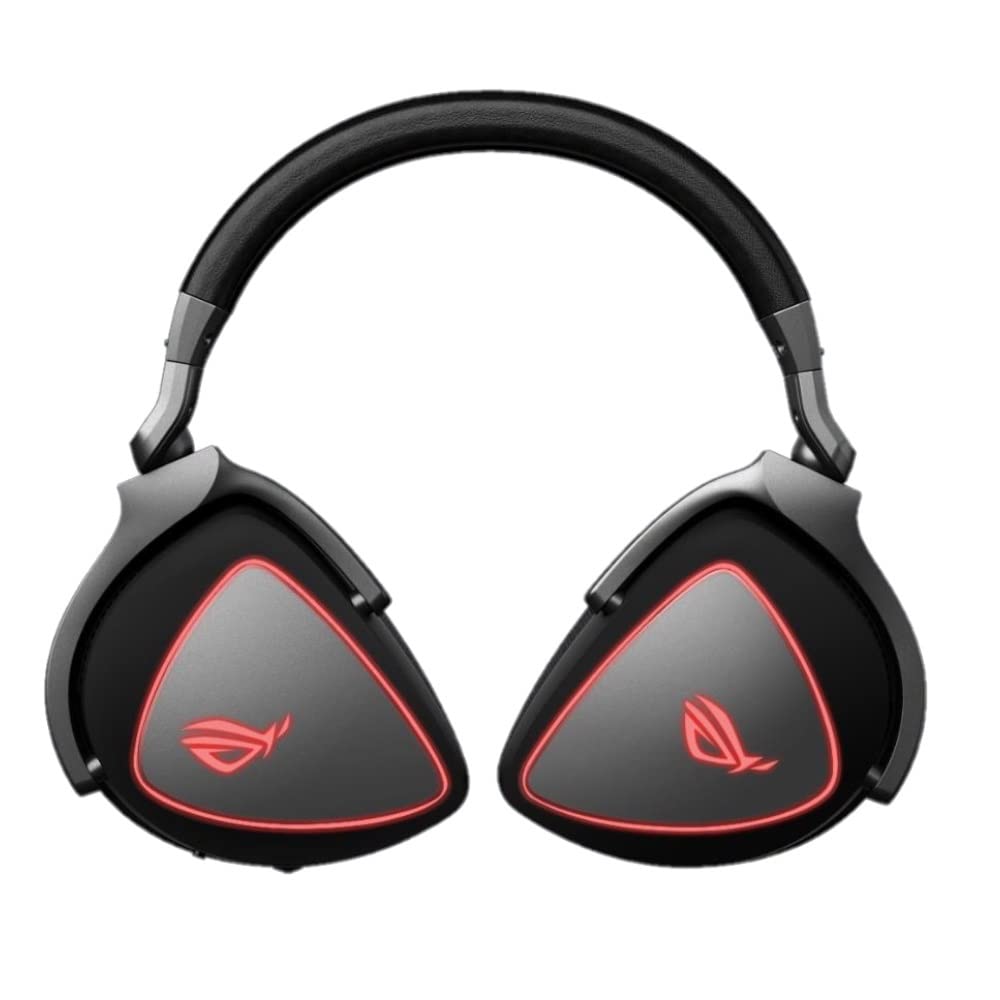 ASUS ROG Gaming Headset with Red LED Lighting Rings, Microphone & USB-C® Connection - Compatible with PC, Mac, Smartphone & Gaming Consoles - Perfect for FPS, MOBA & Streaming Games