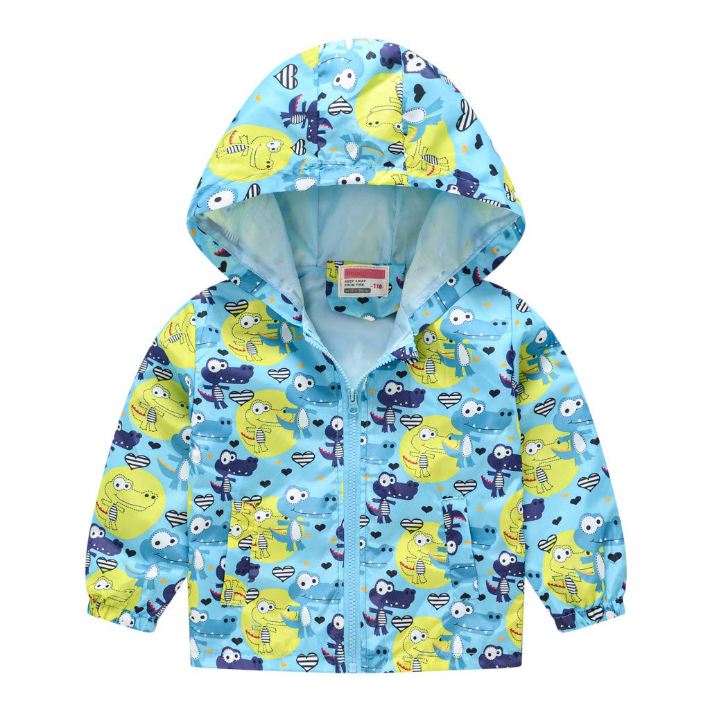 Baby Winter Jacket for Toddlers - Windproof Hooded Coat with Zipper for Boys & Girls | Warm Outerwear for Fall & Winter Playtime