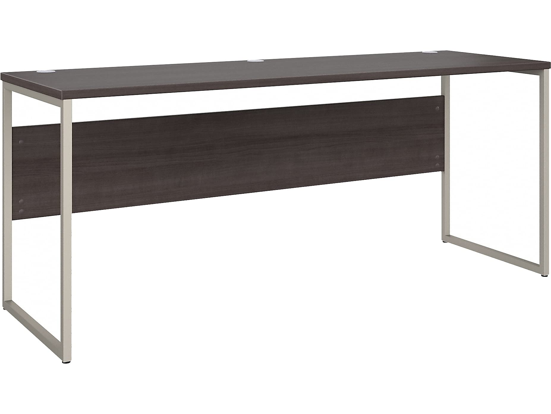 Bush Business Furniture Office Table - Open Metal Leg Design with Privacy Panel | Large Hybrid Computer Desk for Home Office (72