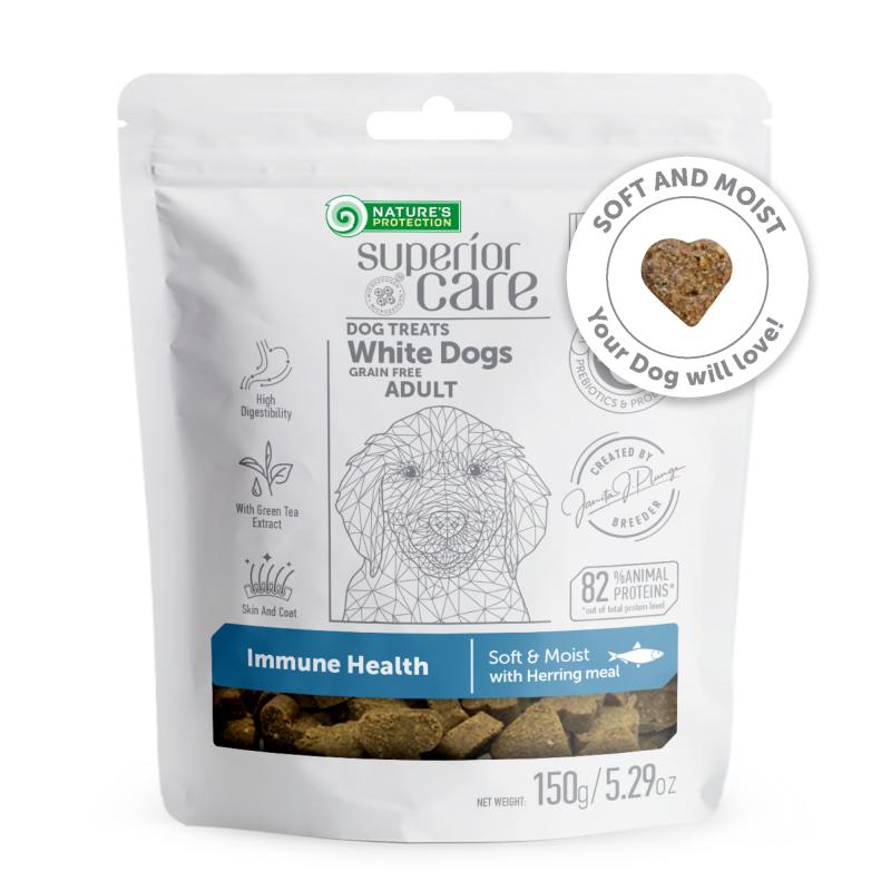Premium Herring Dog Treats for Adult Dogs - Immune Health Support - Perfect for Training & Rewards