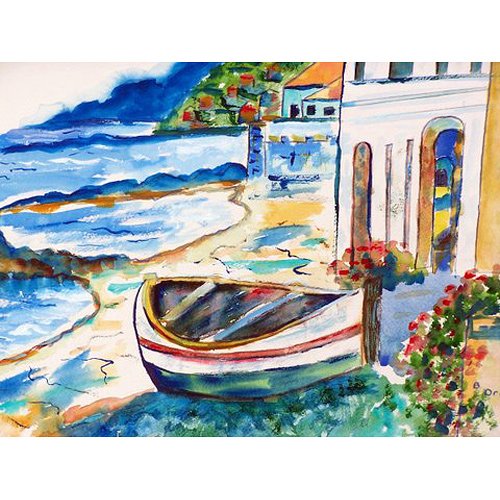 Betsy Drake DM961 Sicilian Shore Non-Slip Indoor/Outdoor Door Mat 18